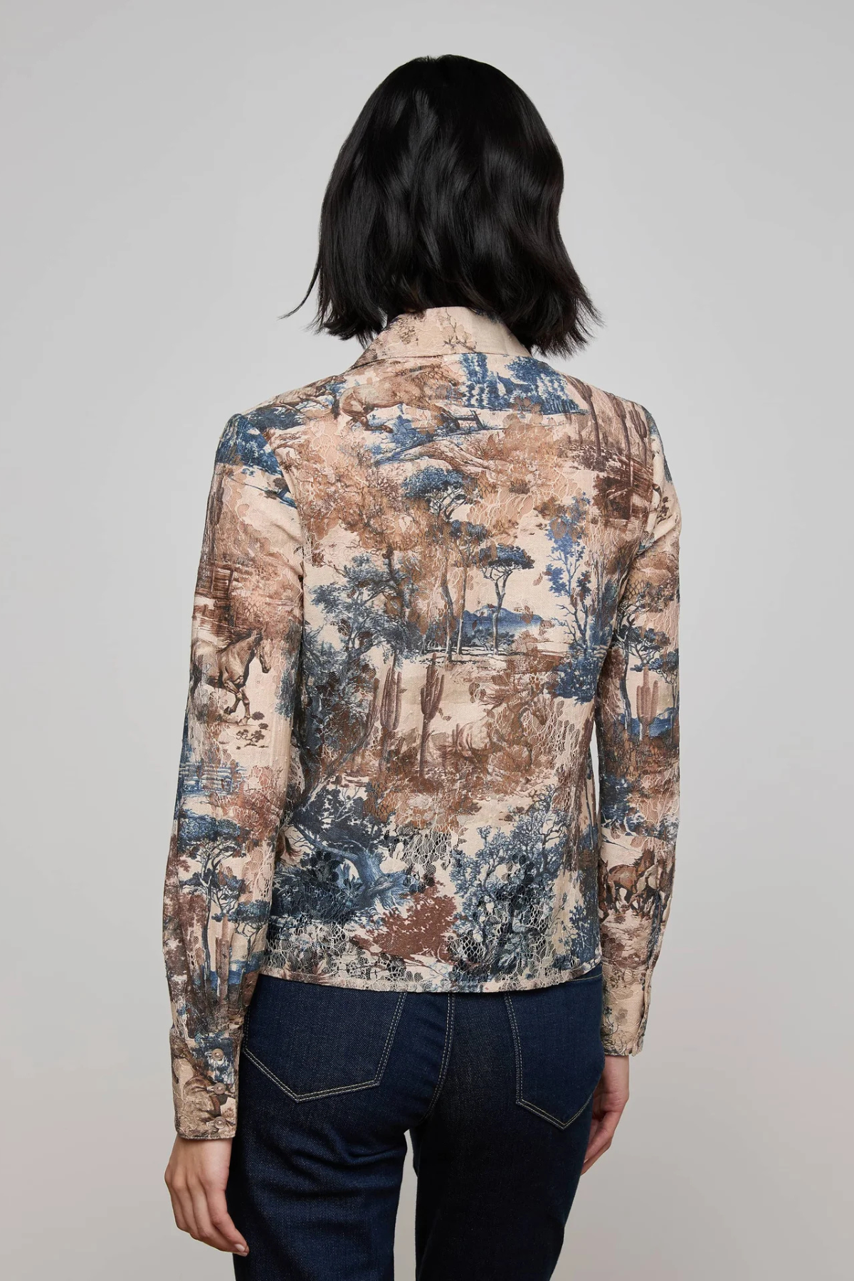 L’AGENCE | MAIA LACE BLOUSE