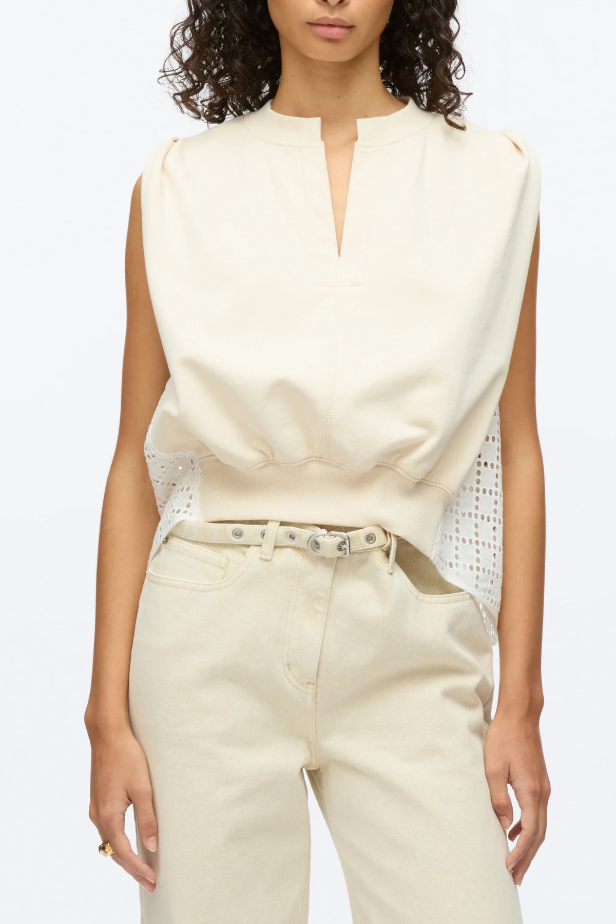 FRENCH TOP W BRODERIE