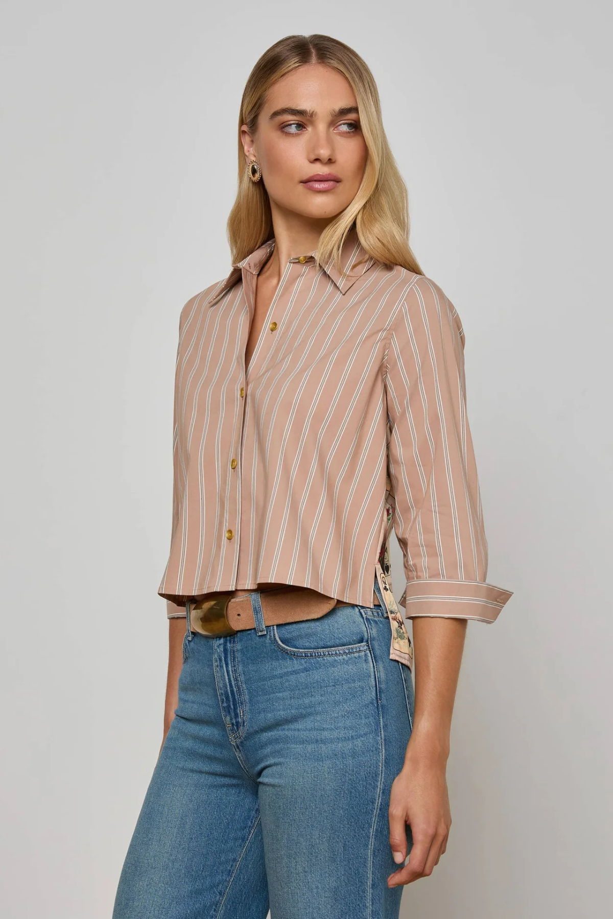 L’AGENCE | FAWN SCARF BLOUSE