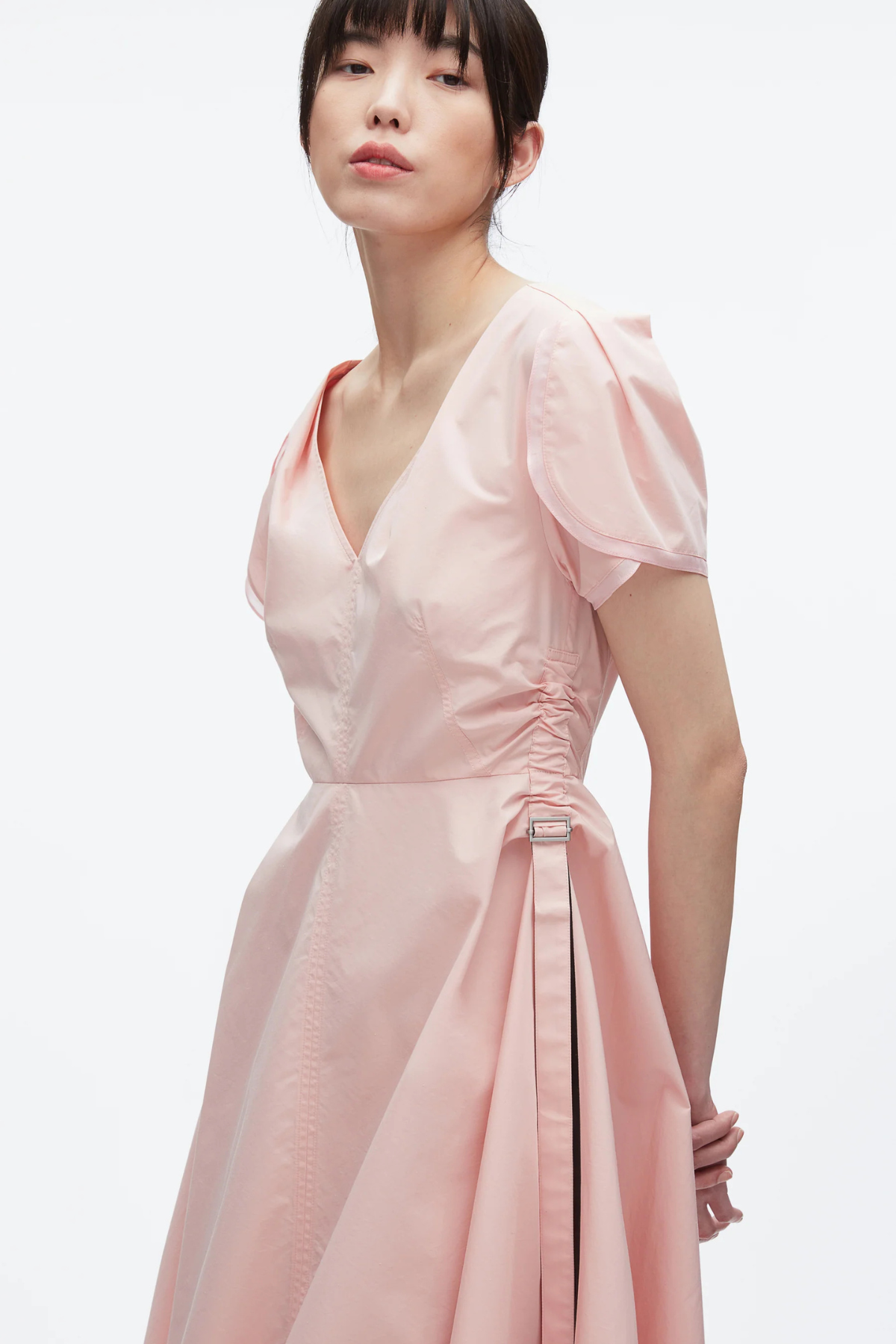 3.1 PHILIP LIM | Tulip Sleeve V-Neck Dress