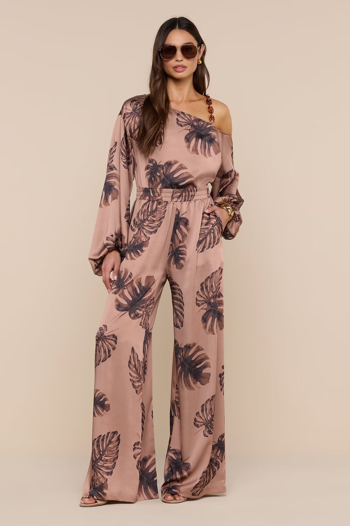 L’AGENCE | Asami One Shoulder Blouse