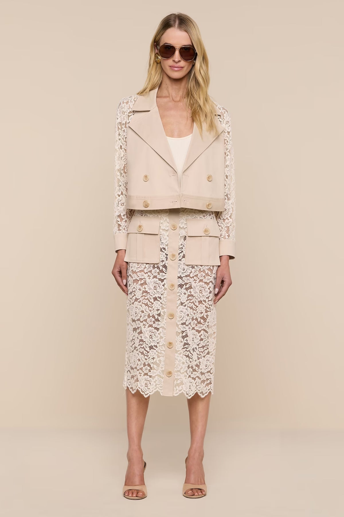 L’AGENCE | Novelle Lace Trench