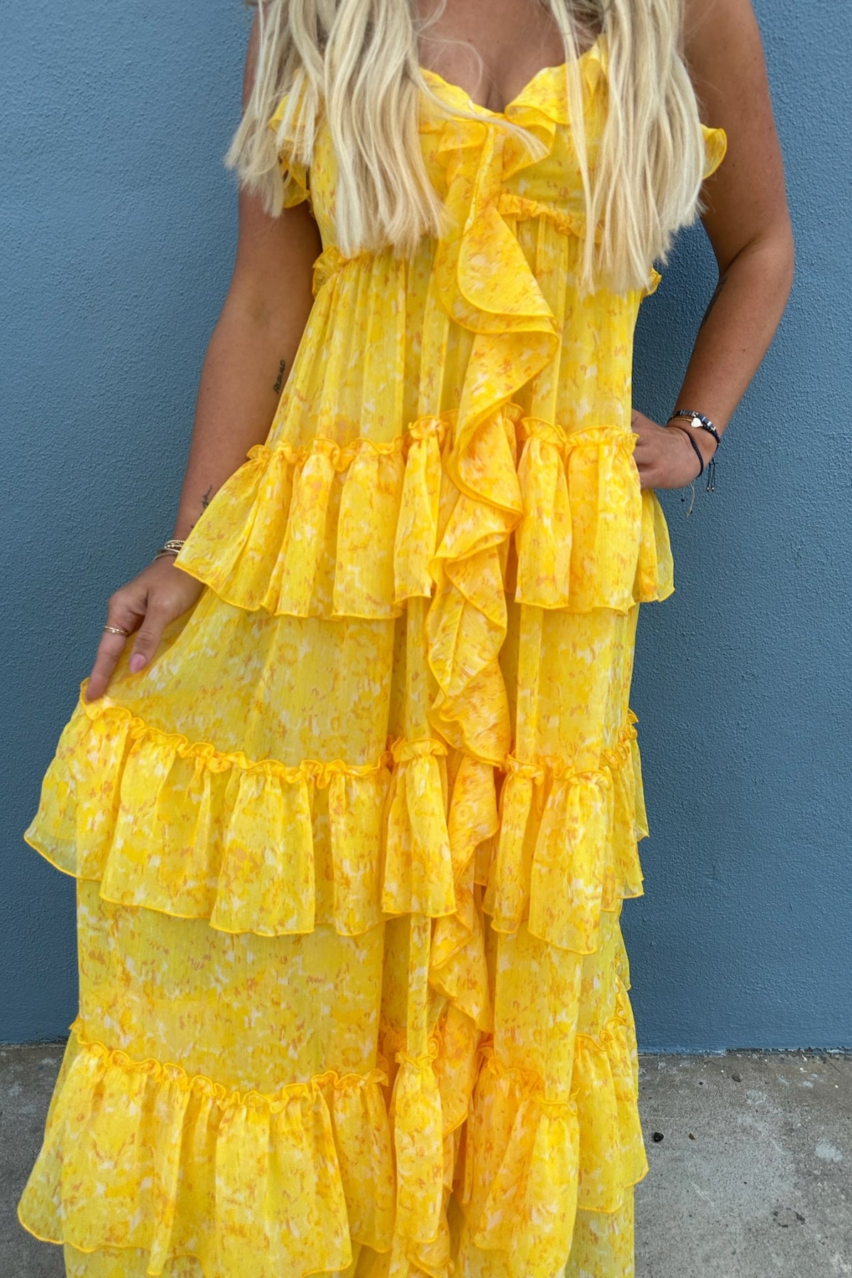 CINQ A SEPT | Painted Hydrangea Fadrid Dress