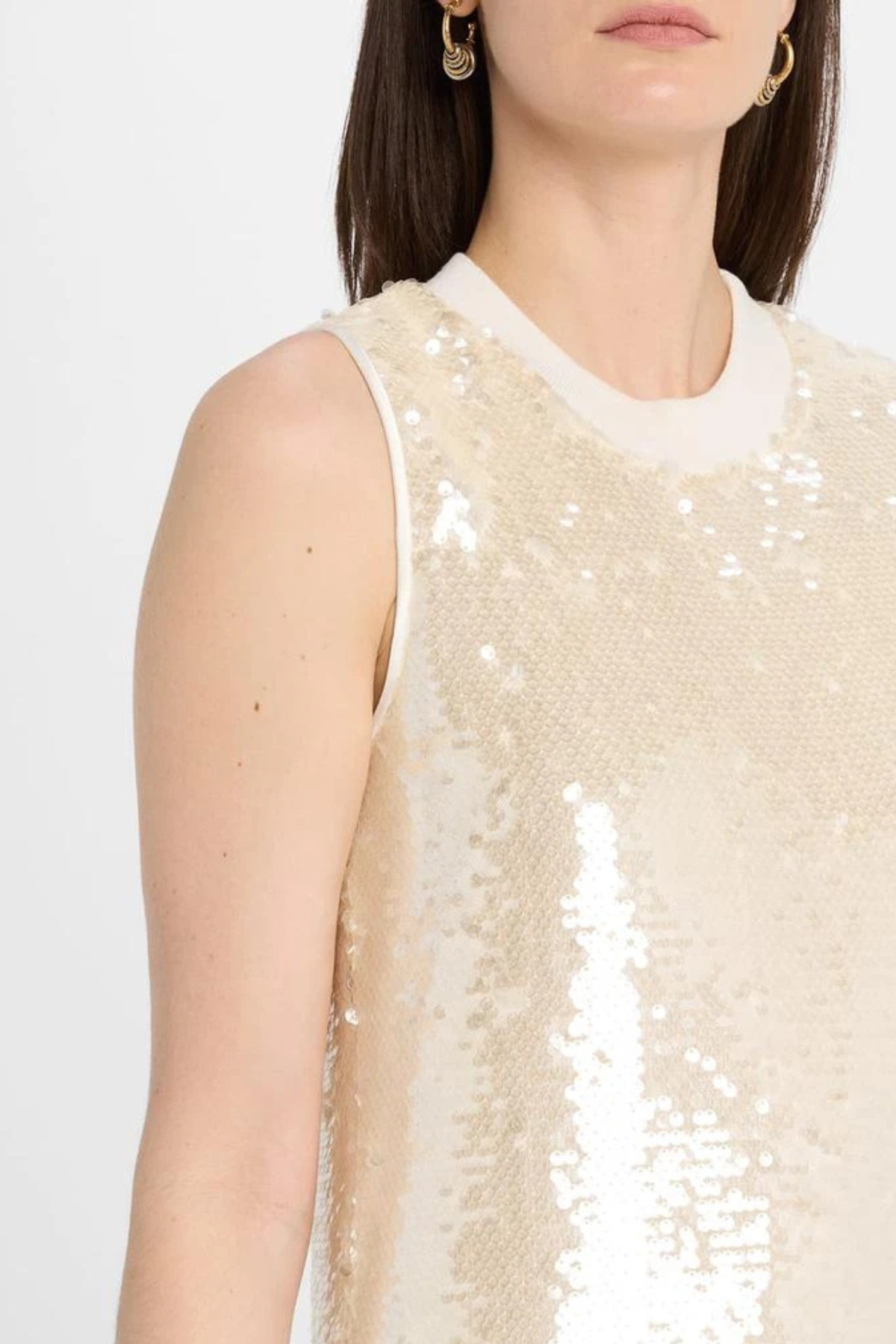 Peserico Sara Knit Sequin Dress