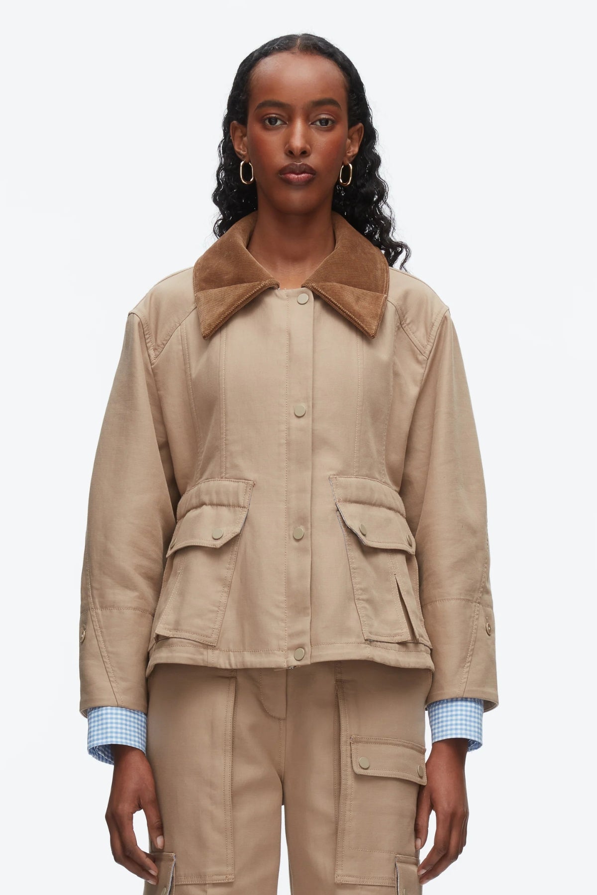PHILLIP LIM | FLOUNCE COMBO JACKET