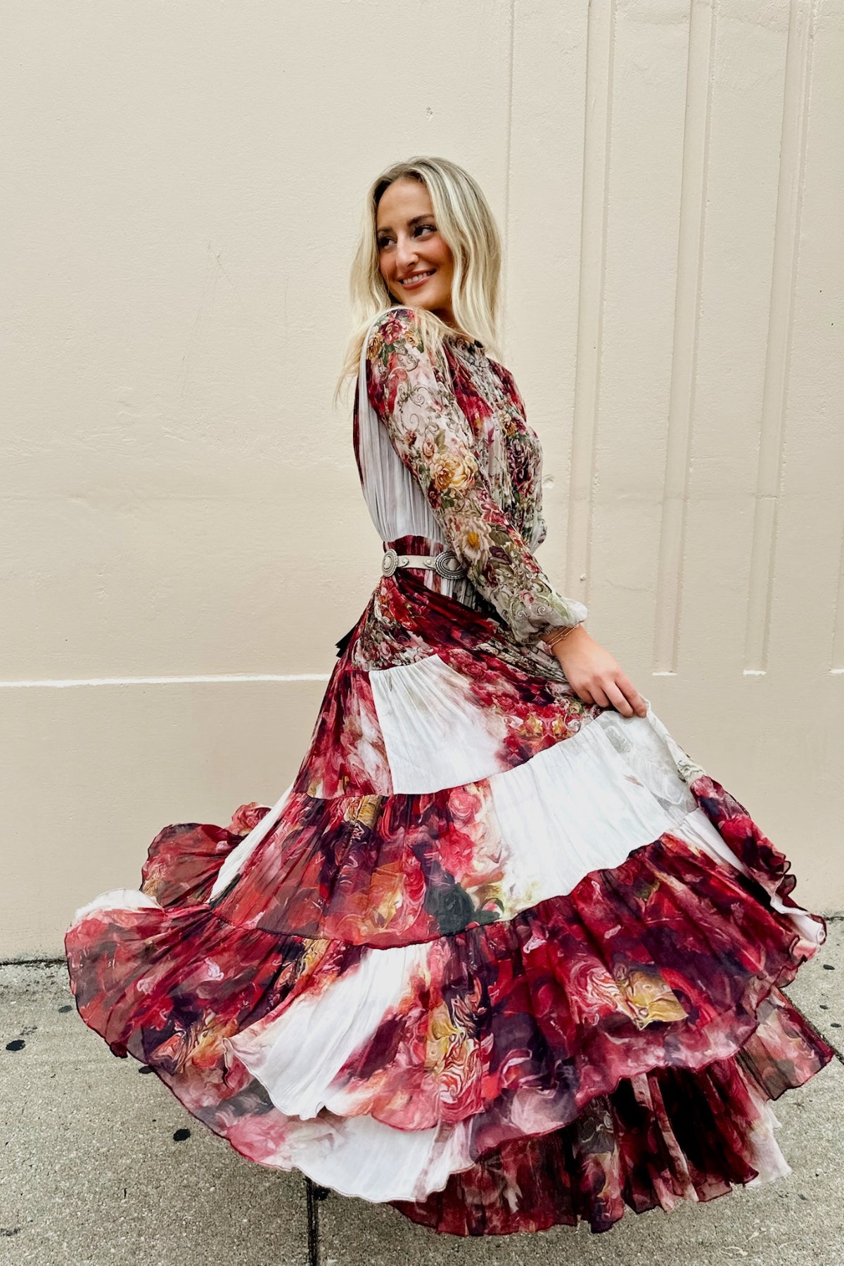 FSP | Scarlet Bloom Shirtdress