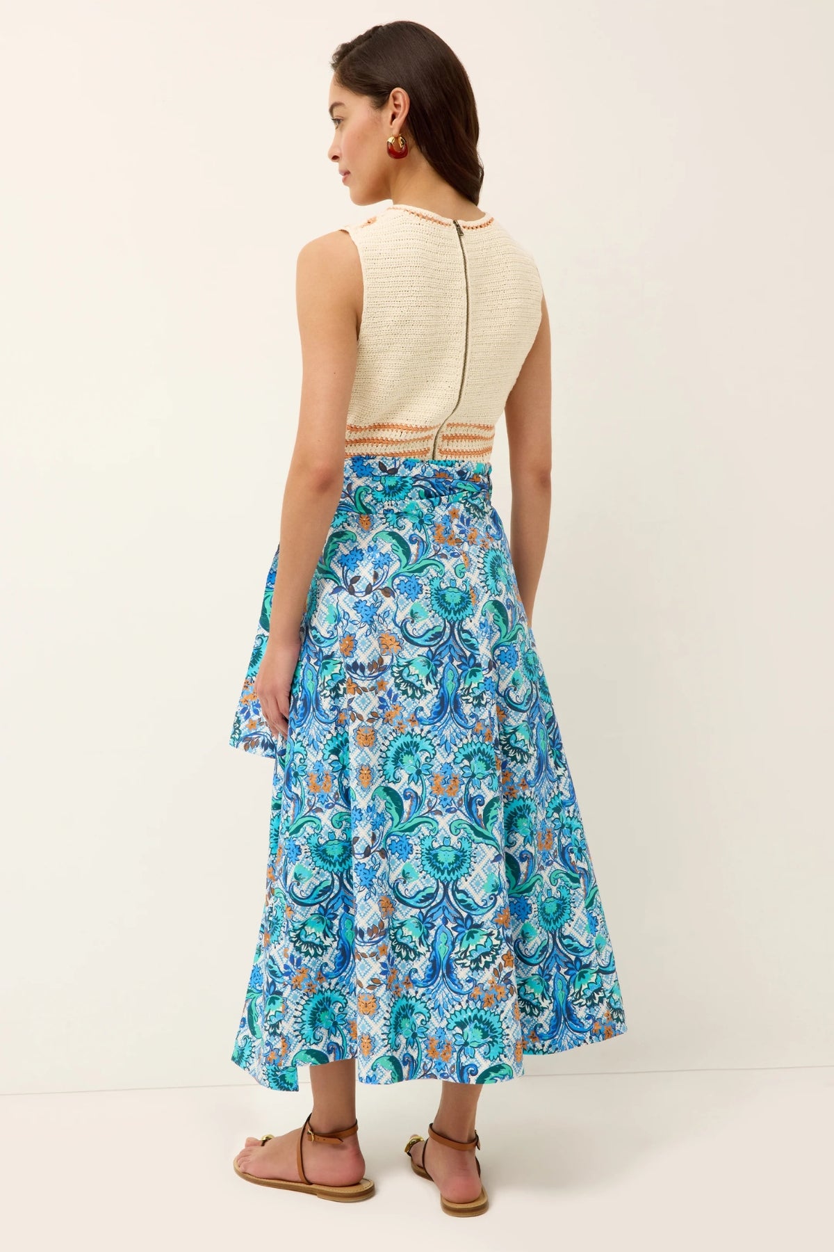 MARIE OLIVER | Estine Wrap Skirt - Chateau