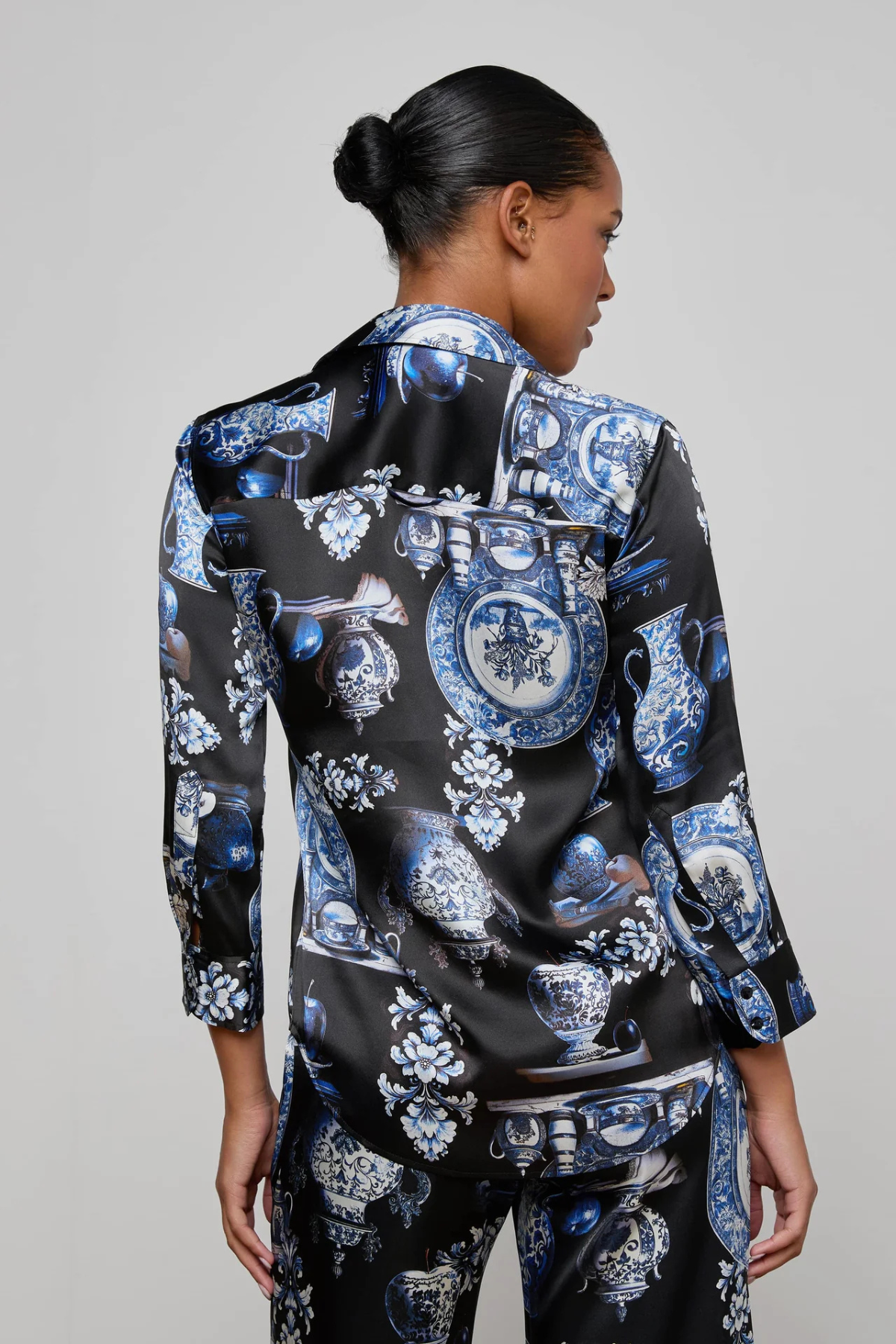 L’AGENCE | DANI BLOUSE- PORCELAIN
