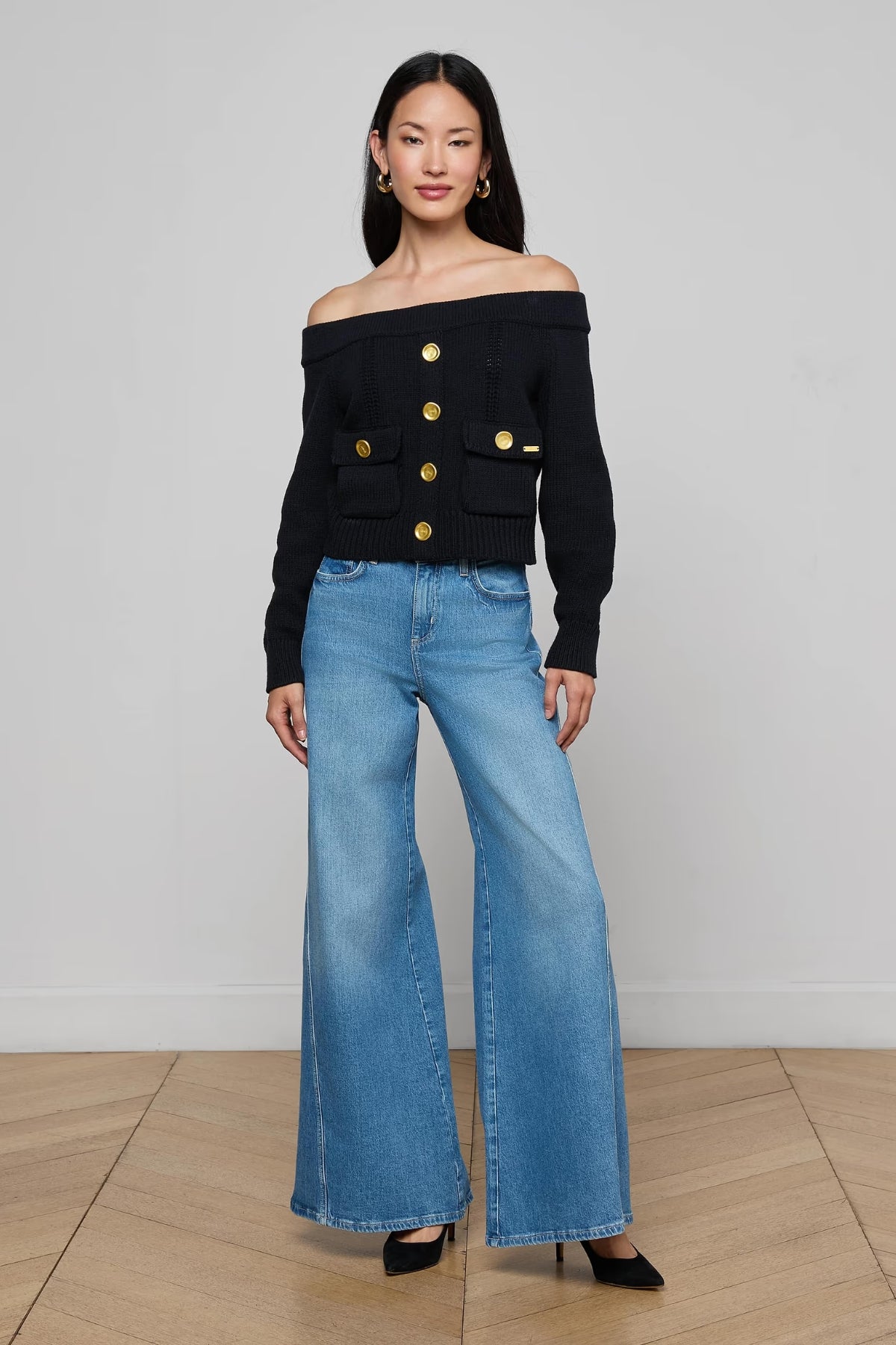 L'AGENCE | TERI OFF SHOULDER TOP