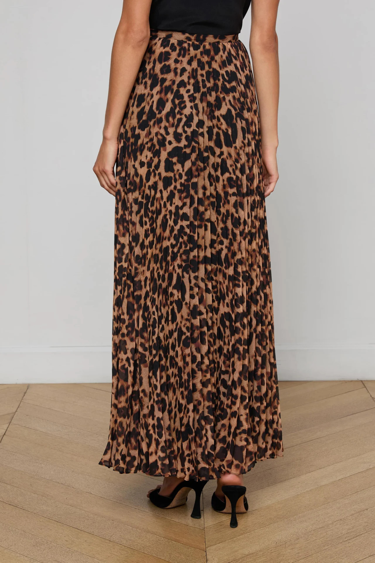 L’AGENCE |TORIN MAXI SKIRT- BROWN