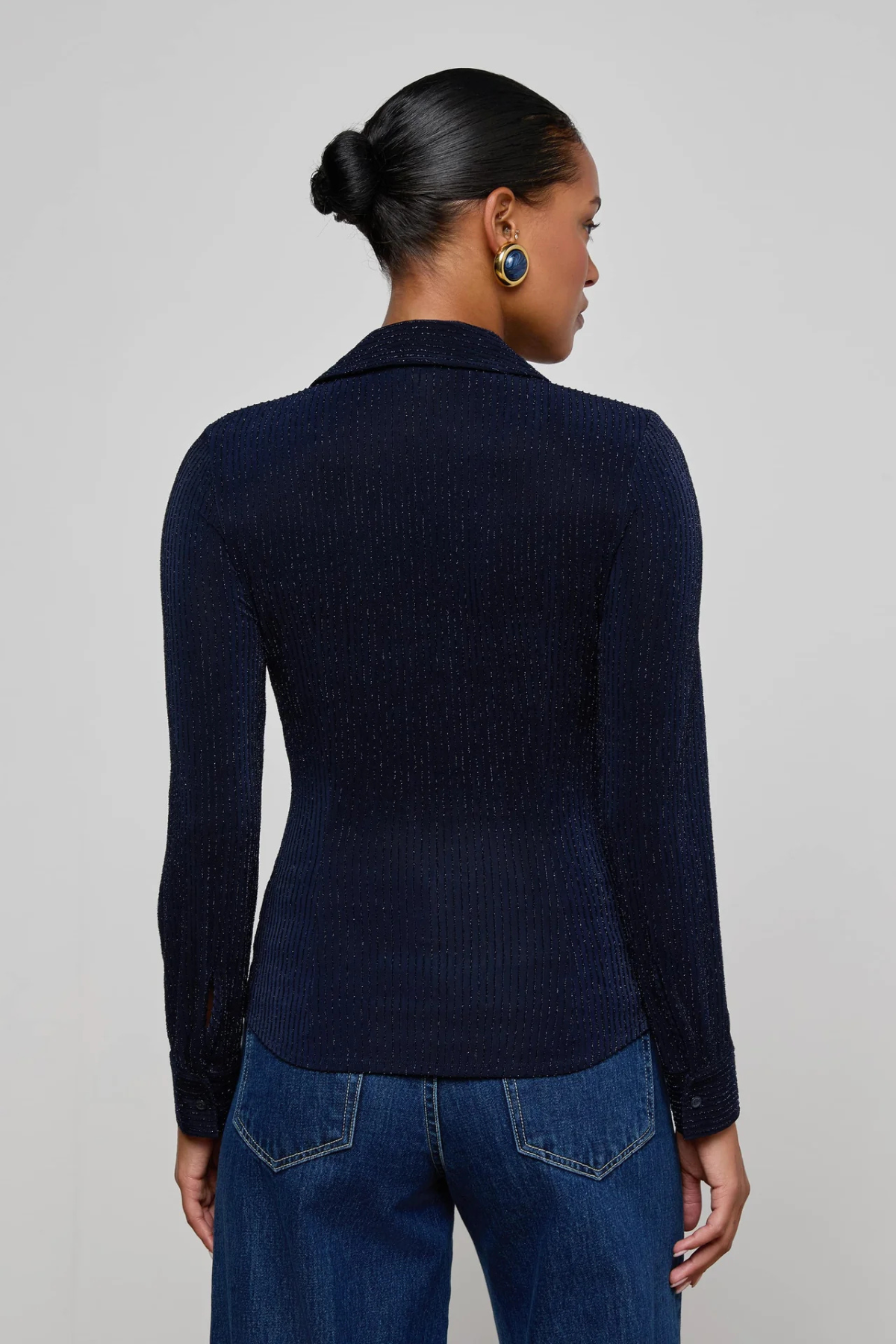 L’AGENCE | INDIANA FITTED BLOUSE