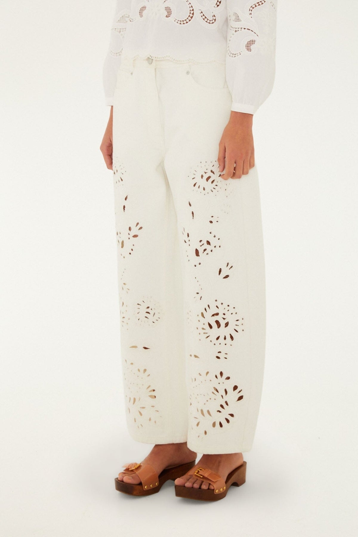 FARM RIO | Richilieu White Pants