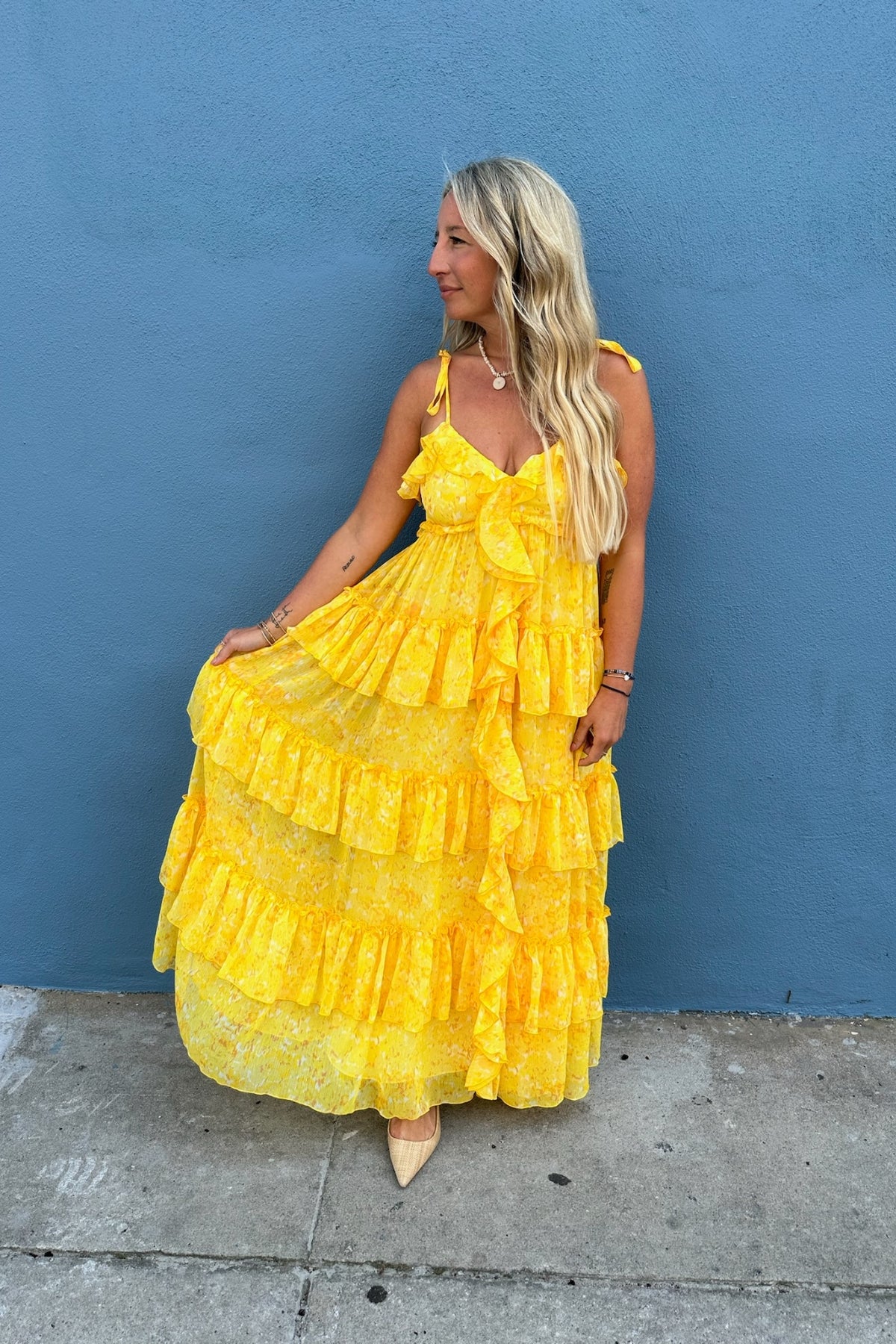 CINQ A SEPT | Painted Hydrangea Fadrid Dress