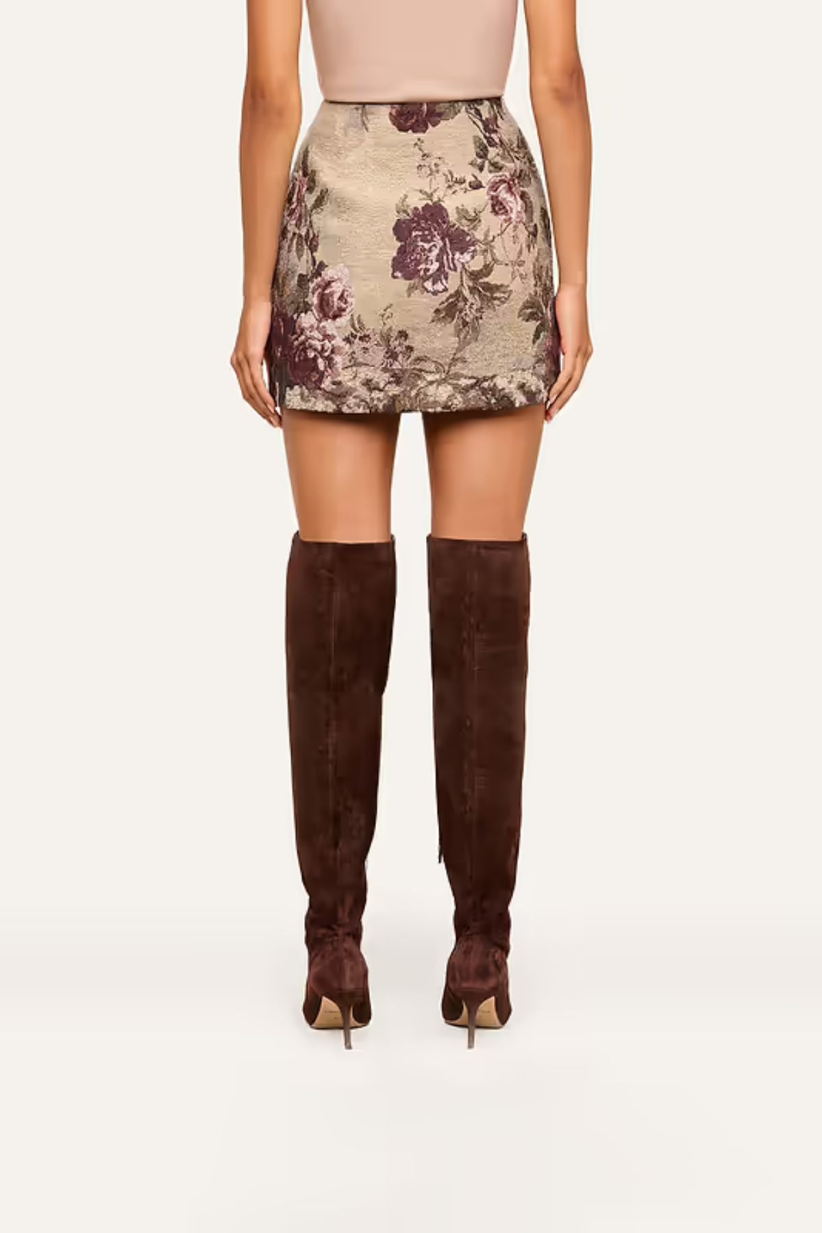 L'AGENCE | Marseille Mini Skirt- Leopard