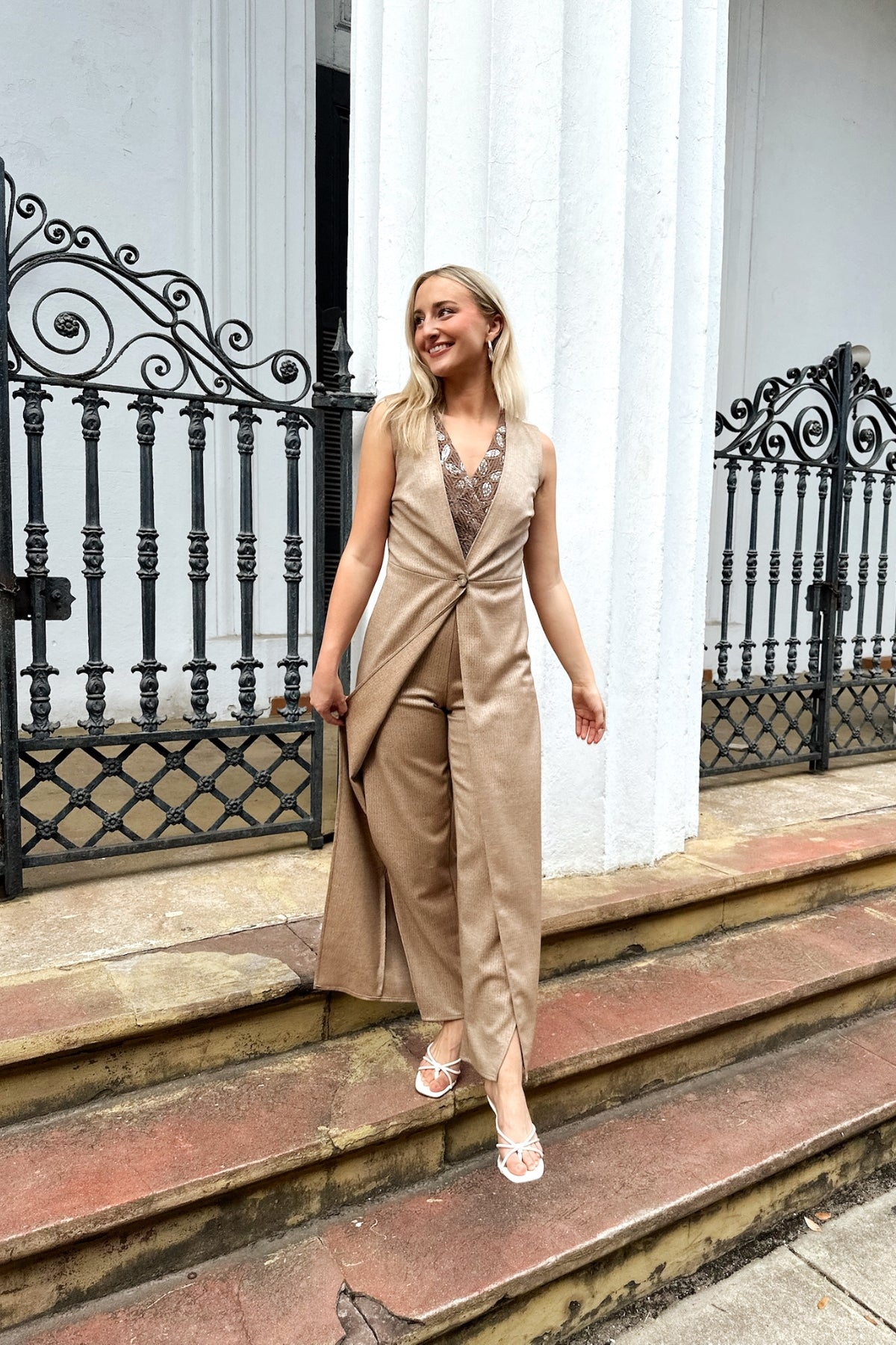 Giselle Sequin Layer Jumpsuit