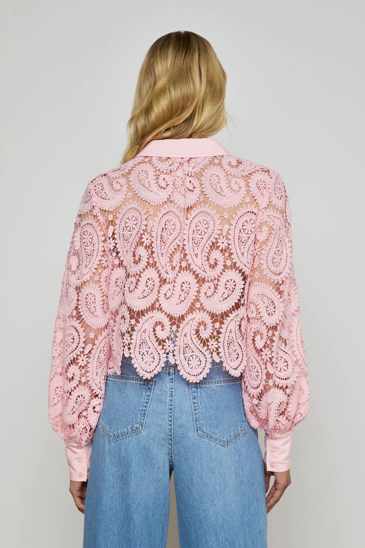 L'AGENCE | ODELIA CROP BUTTONDOWN
