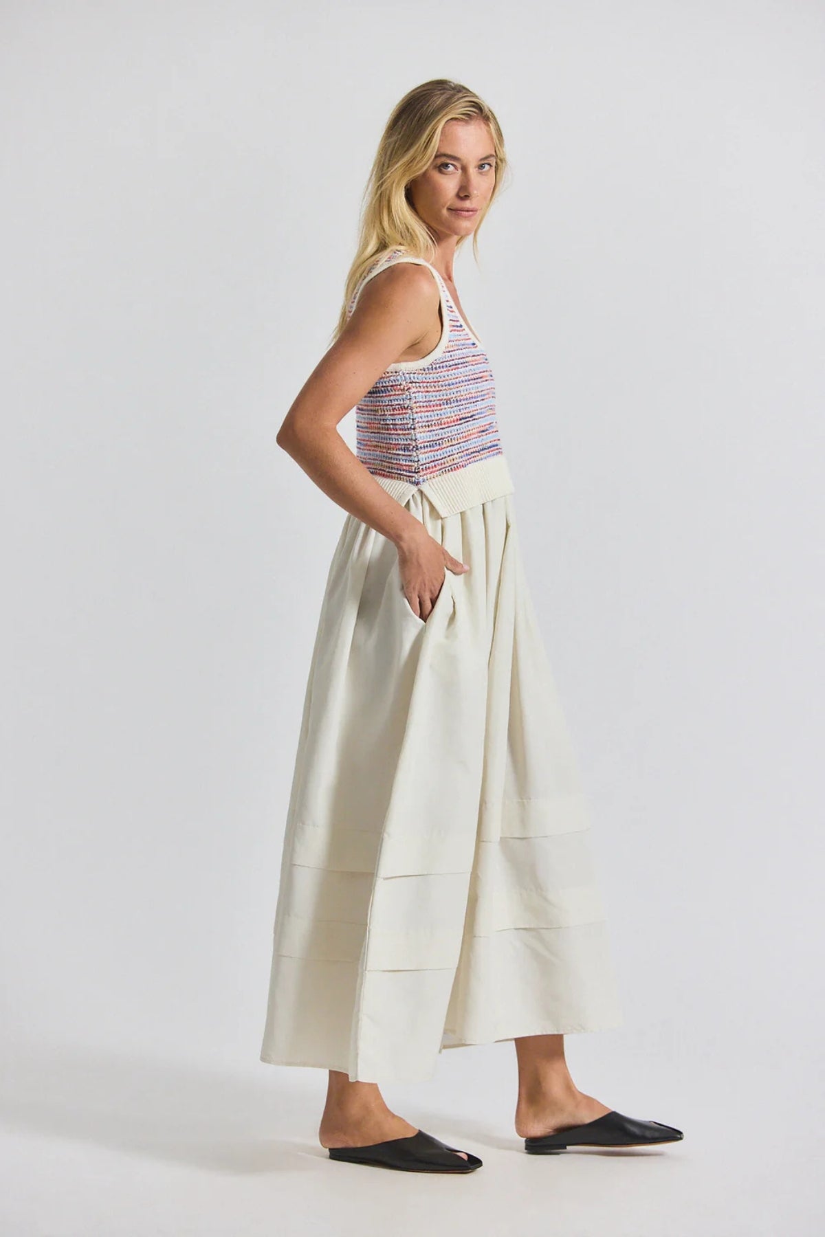 DEREK LAM | Loewel Mixed Media Dress