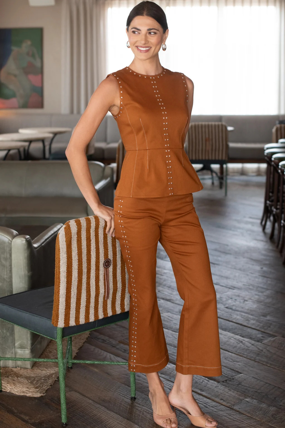 Elizabeth James | Jojo Pant Chocolate