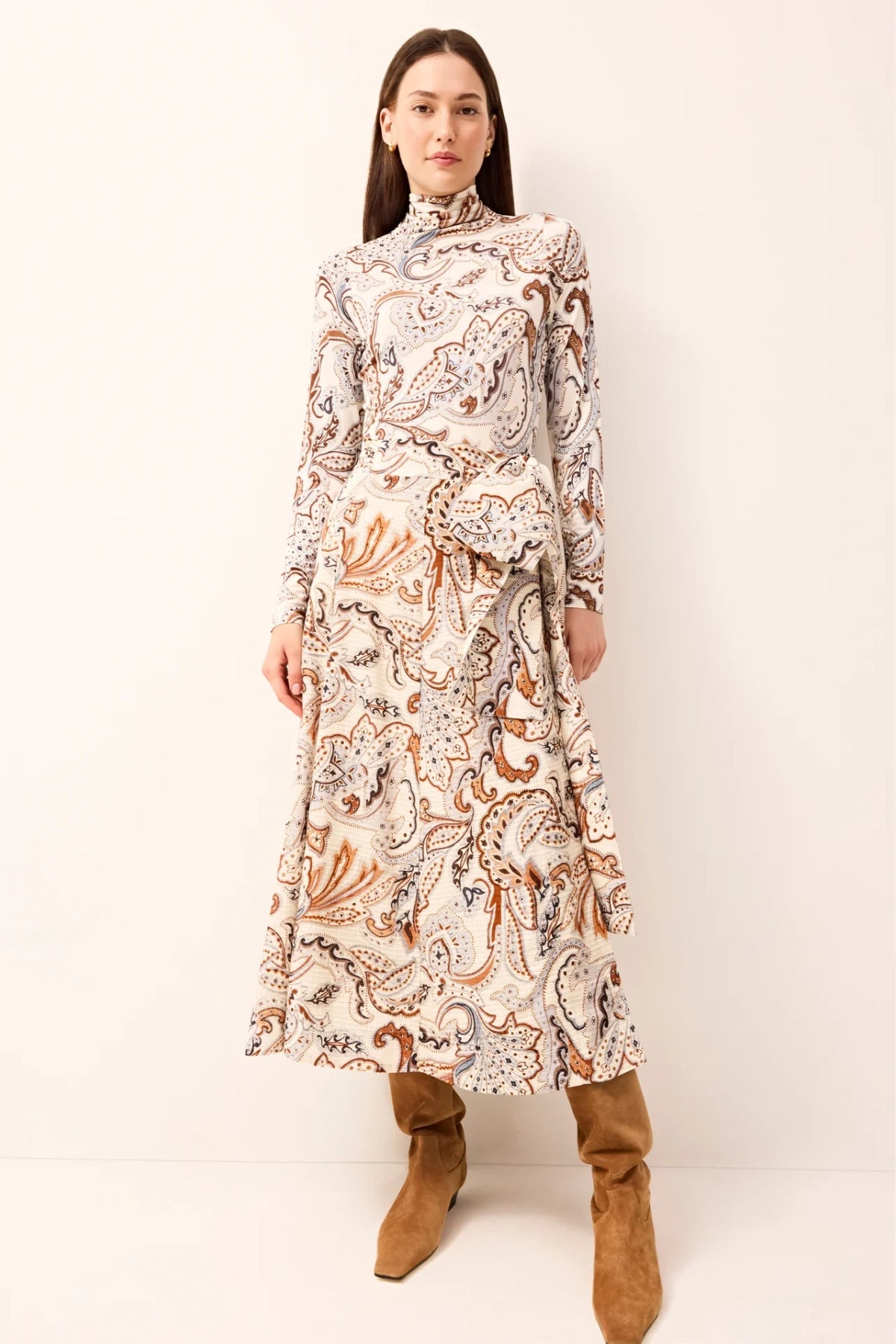 MARIE OLIVER | ESTINE WRAP SKIRT- TRINITY