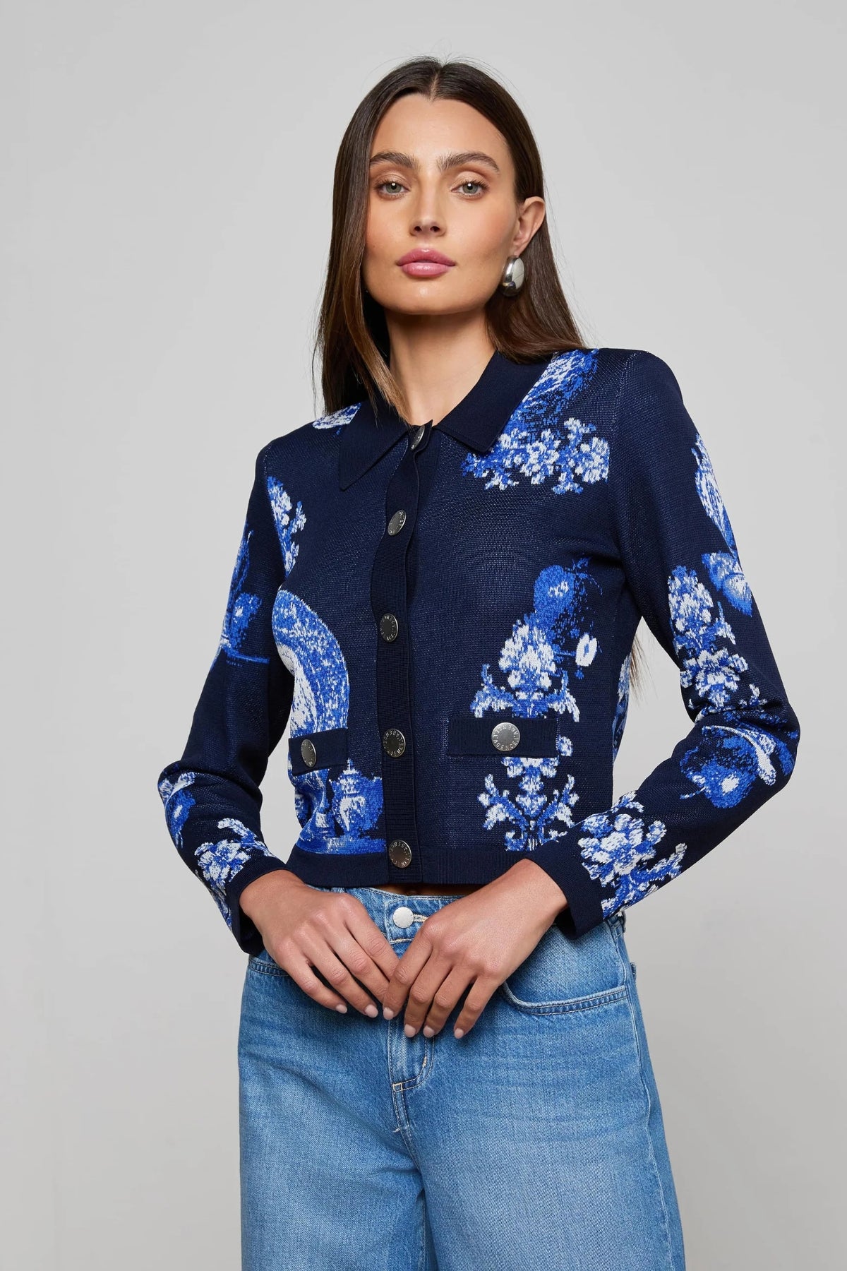 L'AGENCE | OSIRIS JACQUARD CARDIGAN