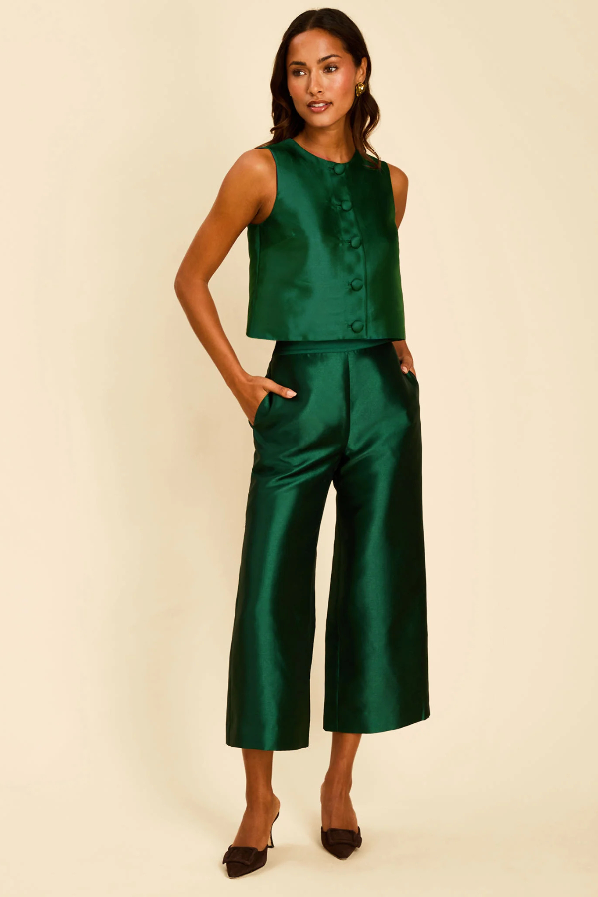 MESTIZA | BLAKE PANT- EMERALD