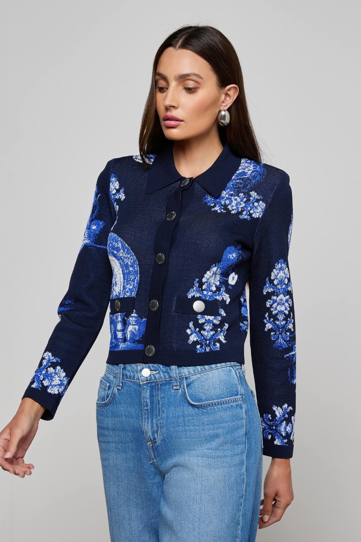 L'AGENCE | OSIRIS JACQUARD CARDIGAN