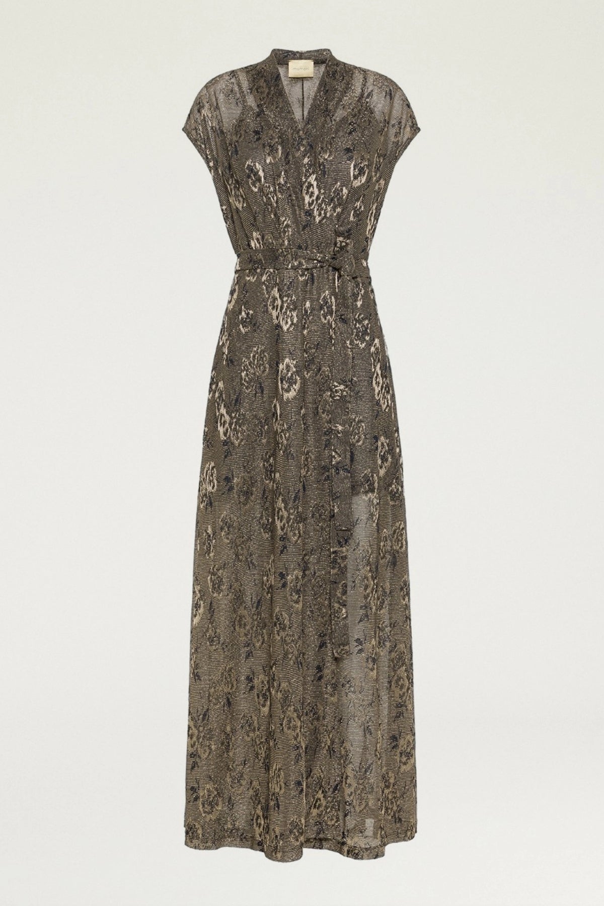 MOMONI | Heather Flocked Jacquard Dress