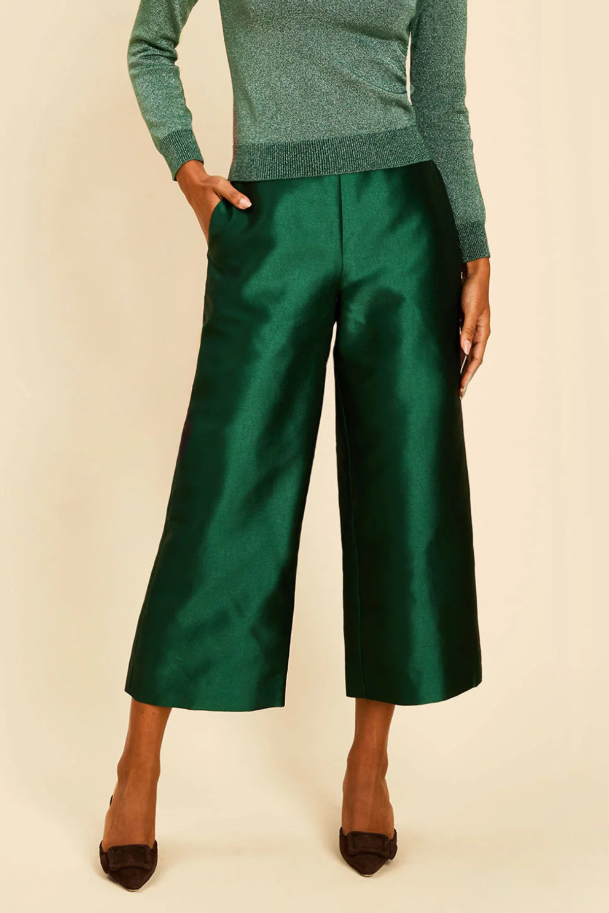 MESTIZA | BLAKE PANT- EMERALD