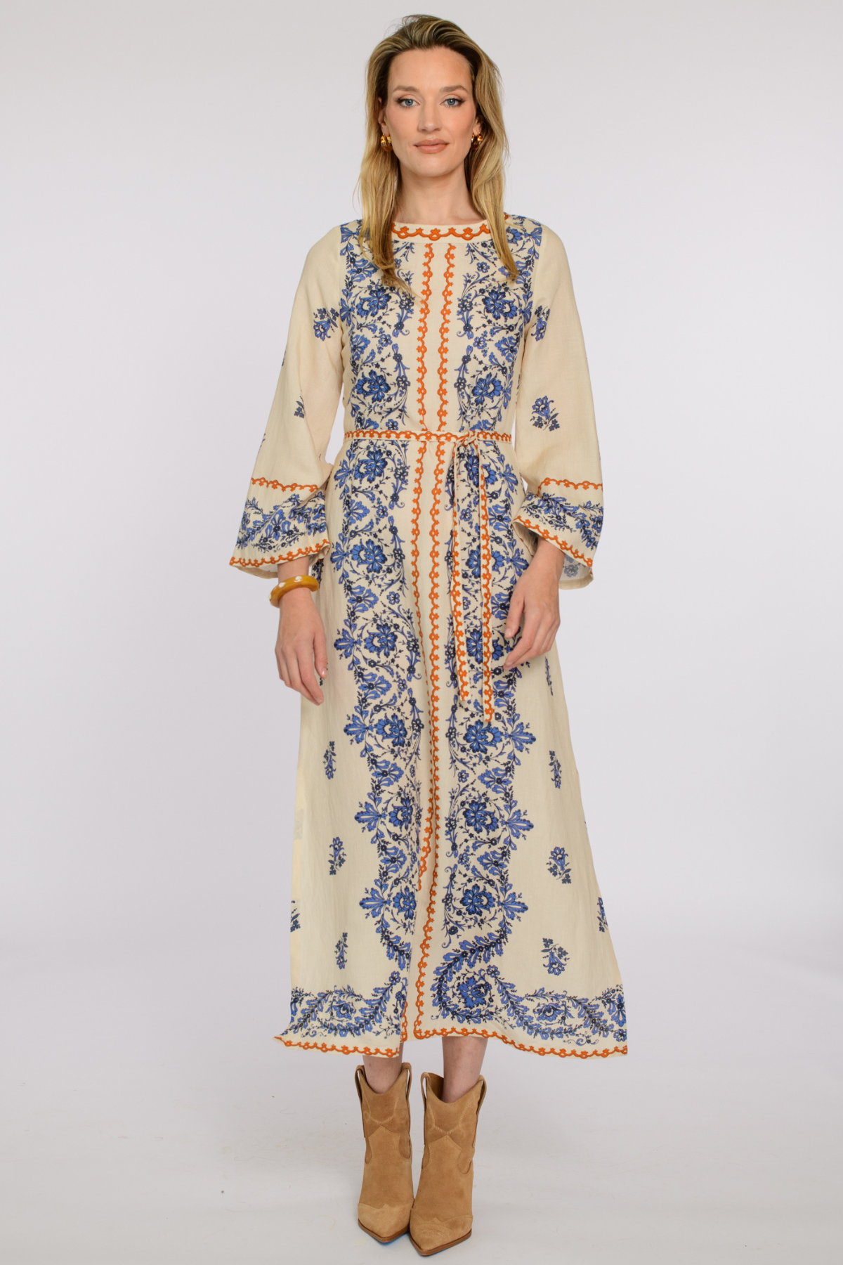 ELIZABETH JAMES | BELL SLEEVE TESS DRESS