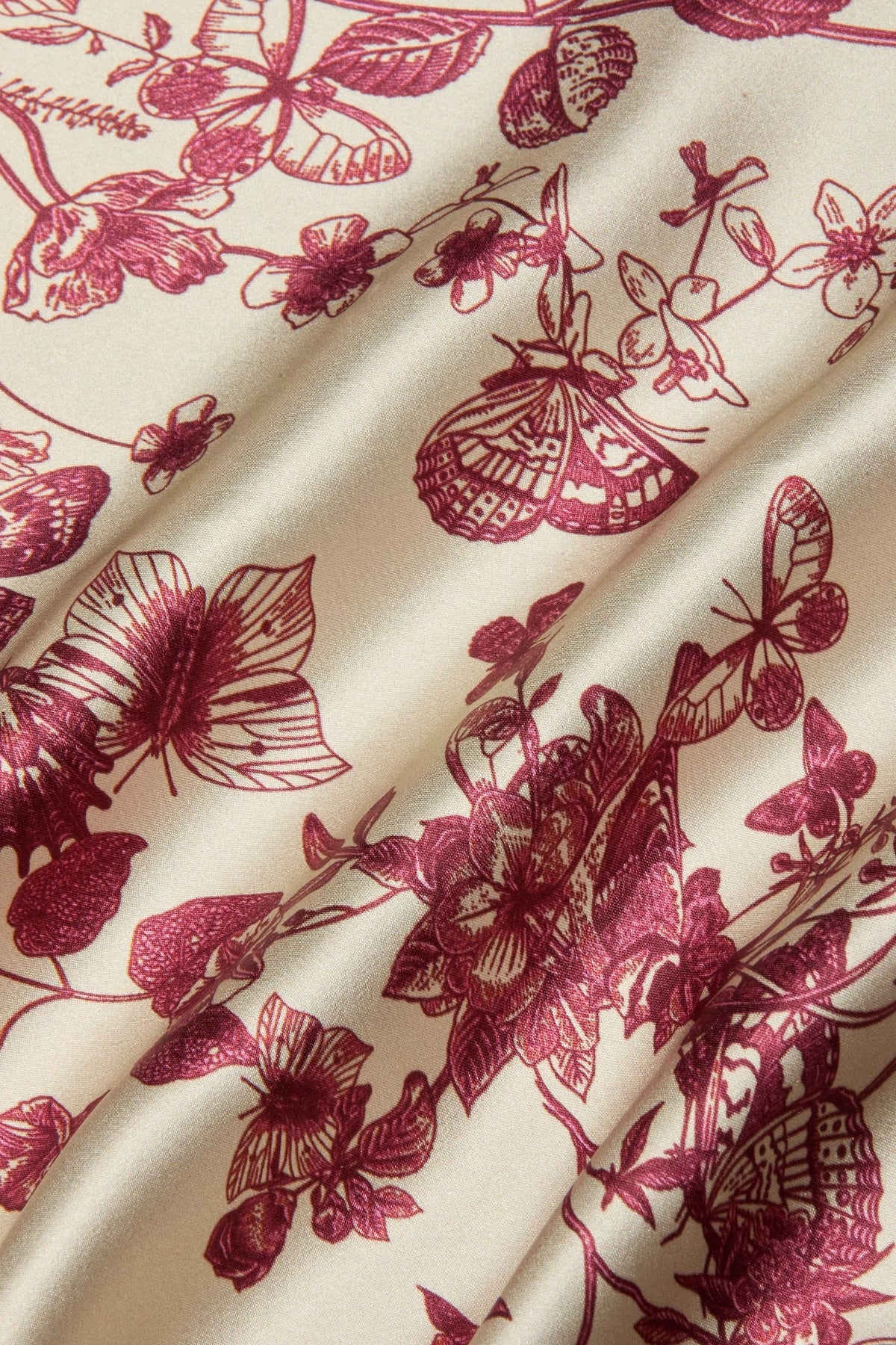 L'AGENCE | SERITA SILK GOWN - BUTTERFLY