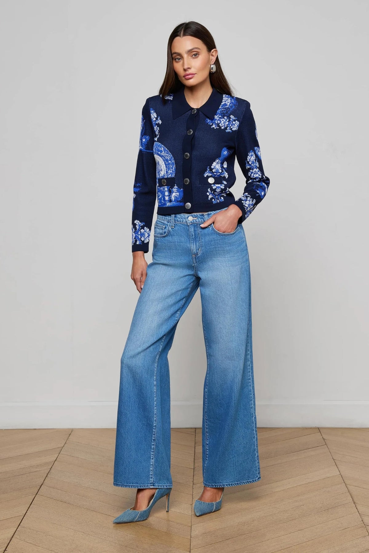L'AGENCE | OSIRIS JACQUARD CARDIGAN
