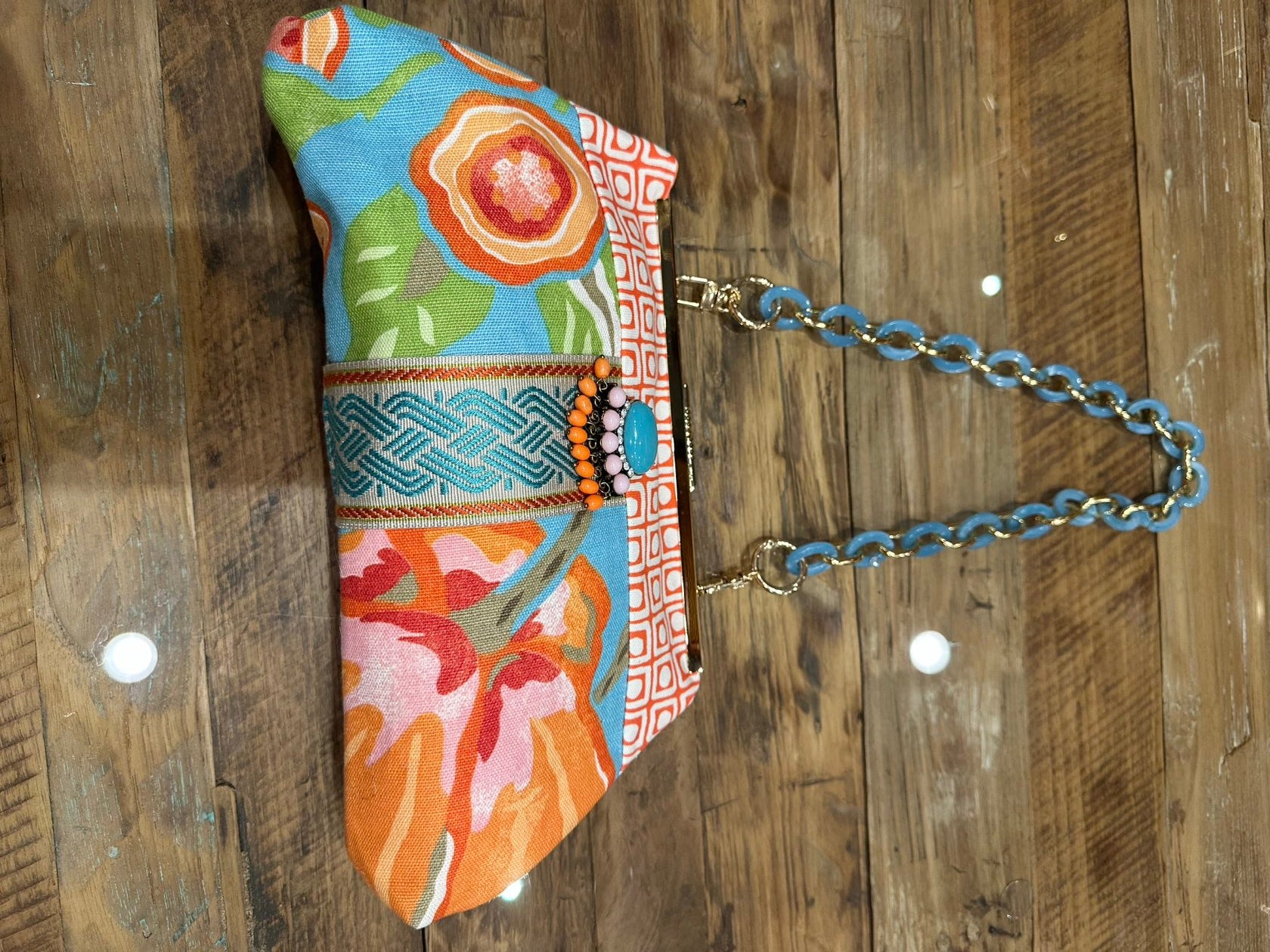 Tangerine purse
