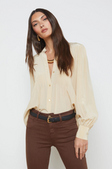 L’AGENCE | Mirage Pintuck Blouse