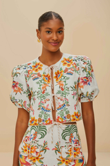 FARM RIO | DELICATE FOREST BLOUSE