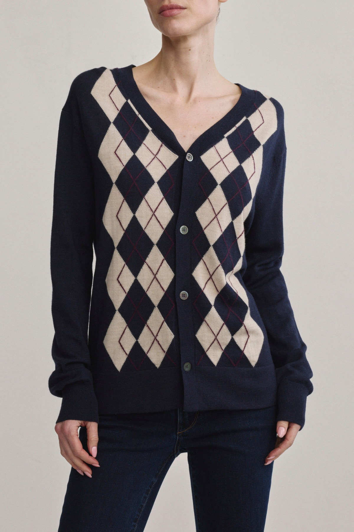 DL1961 | V-NECK CARDIGAN