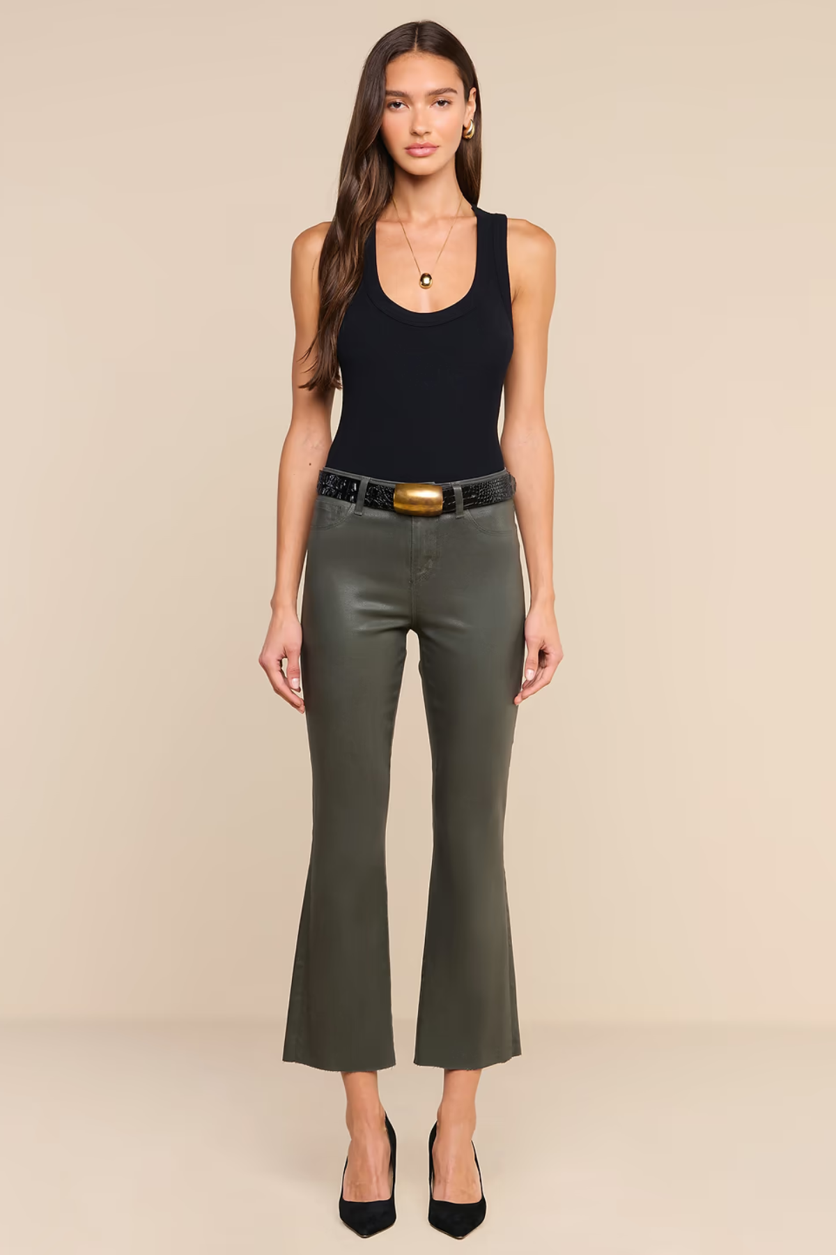 L'agence | Kendra Crop Flare