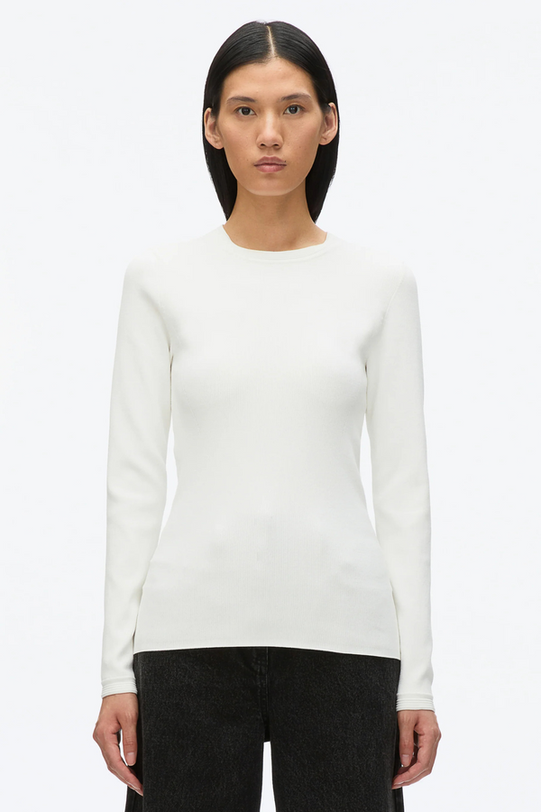 PHILLIP LIM | COMPACT RIB LS TOP