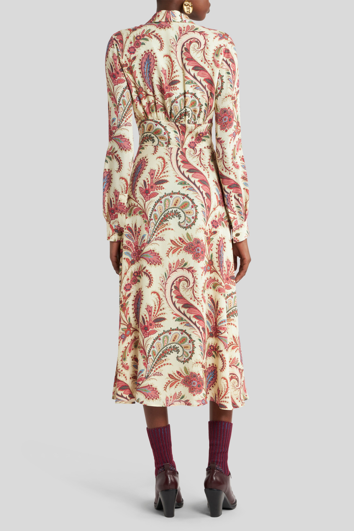 ETRO | Neutral Paisley Dress