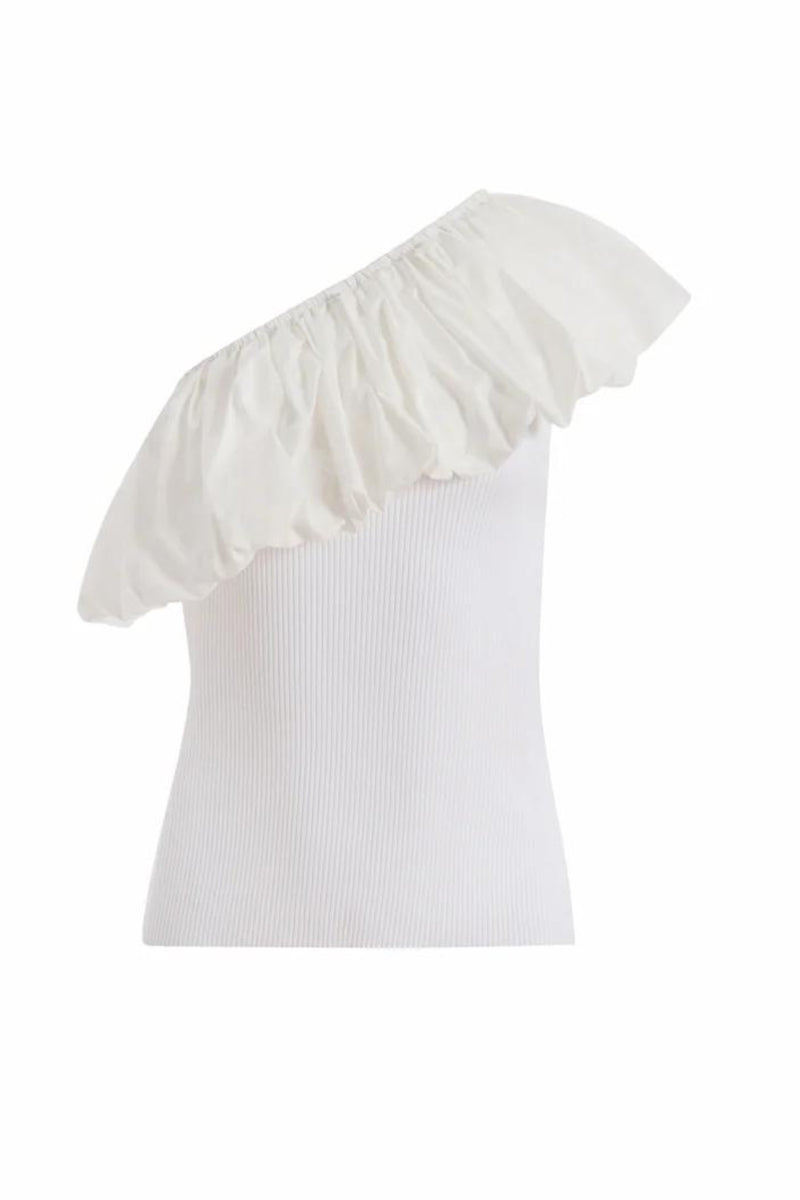 marie ruffle top