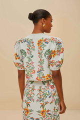 FARM RIO | DELICATE FOREST BLOUSE