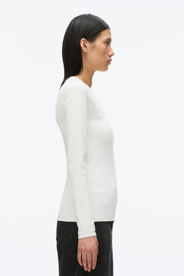 PHILLIP LIM | COMPACT RIB LS TOP
