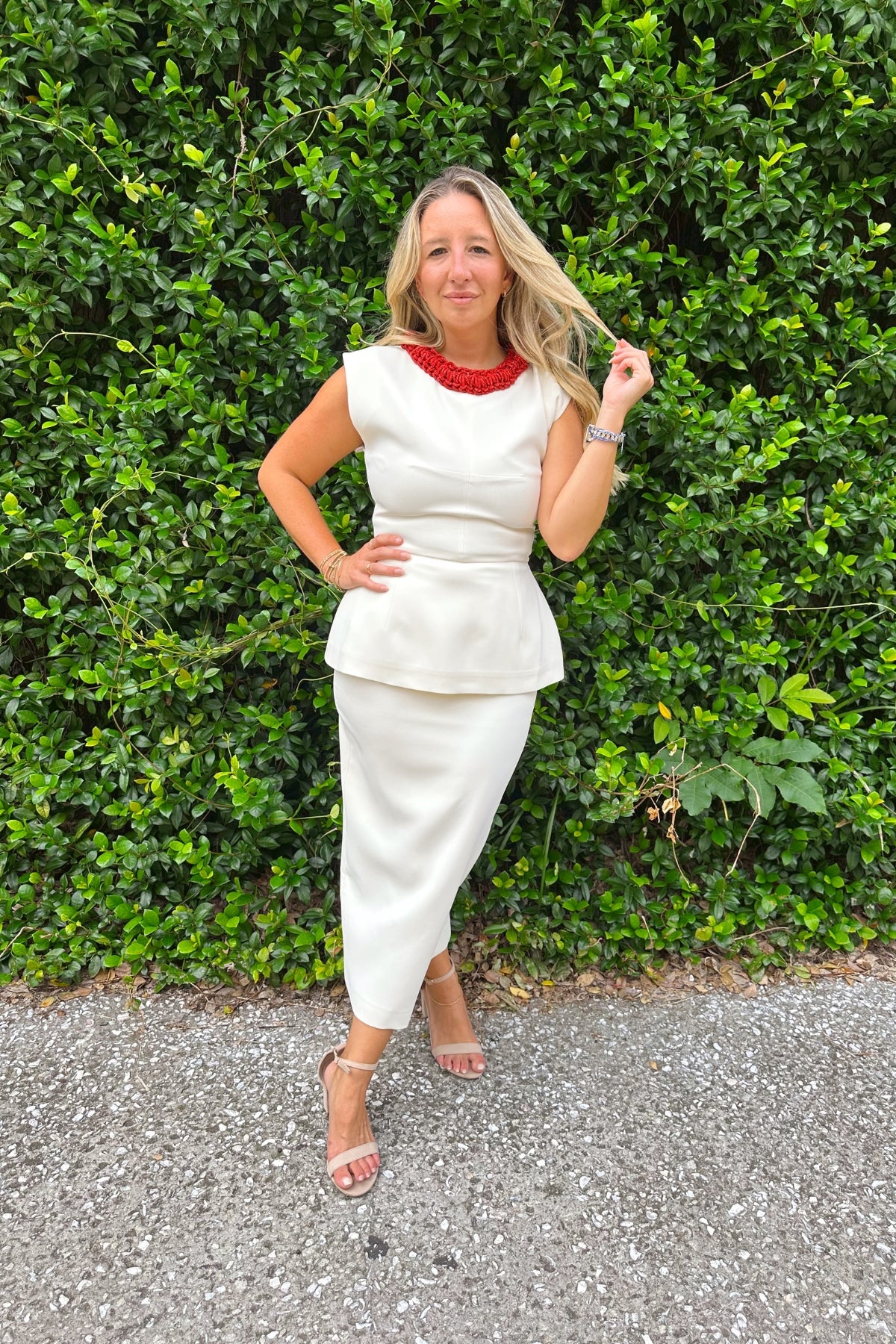 ELIF | Davina Crepe Midi Dress