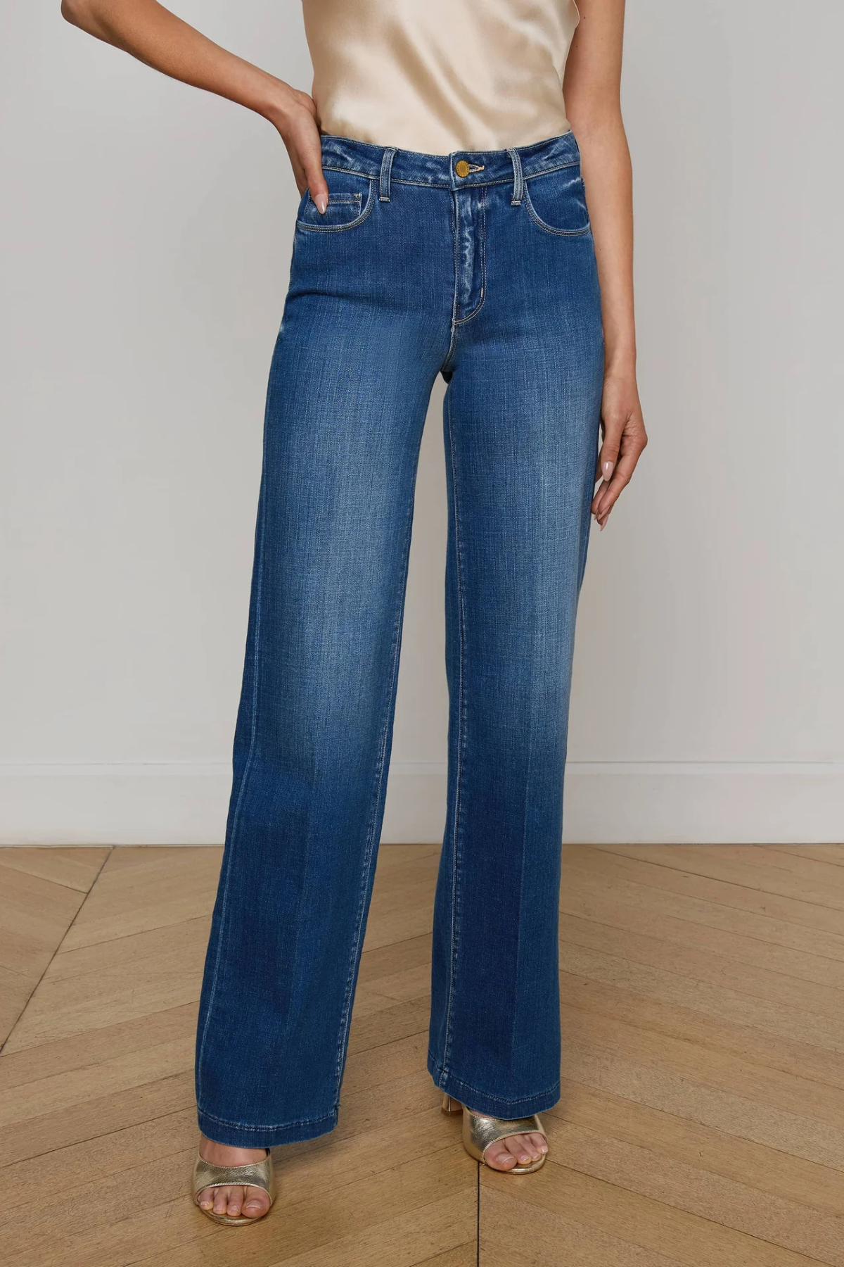 L'AGENCE | CLAYTON HR WIDE LEG- KAPLAN