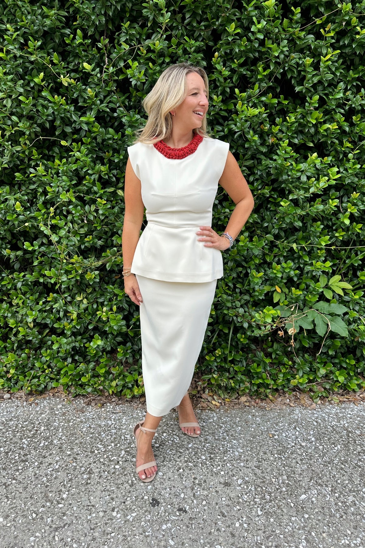 ELIF | Davina Crepe Midi Dress