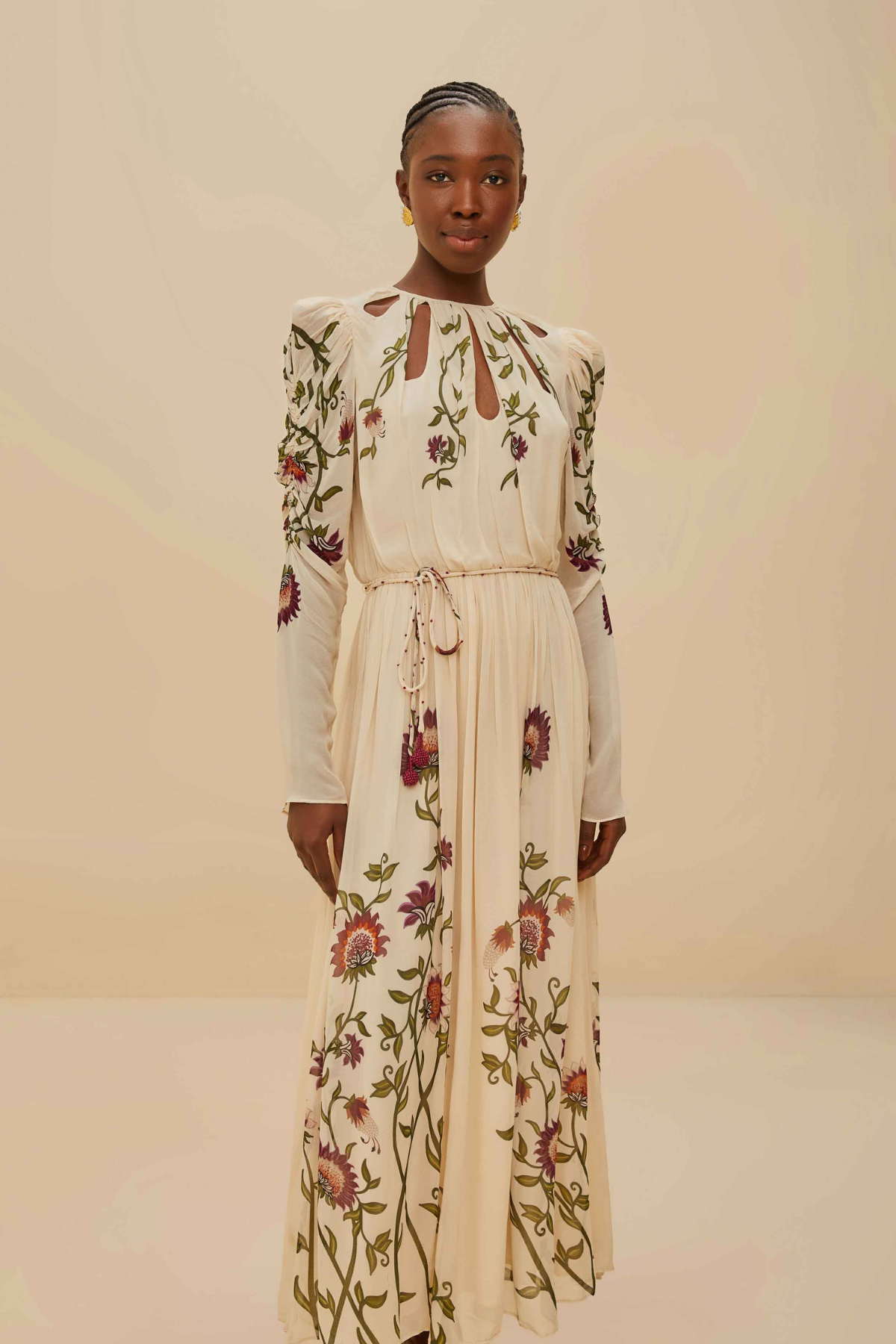 FARM RIO | ROMANTIC NATURE MAXI DRESS