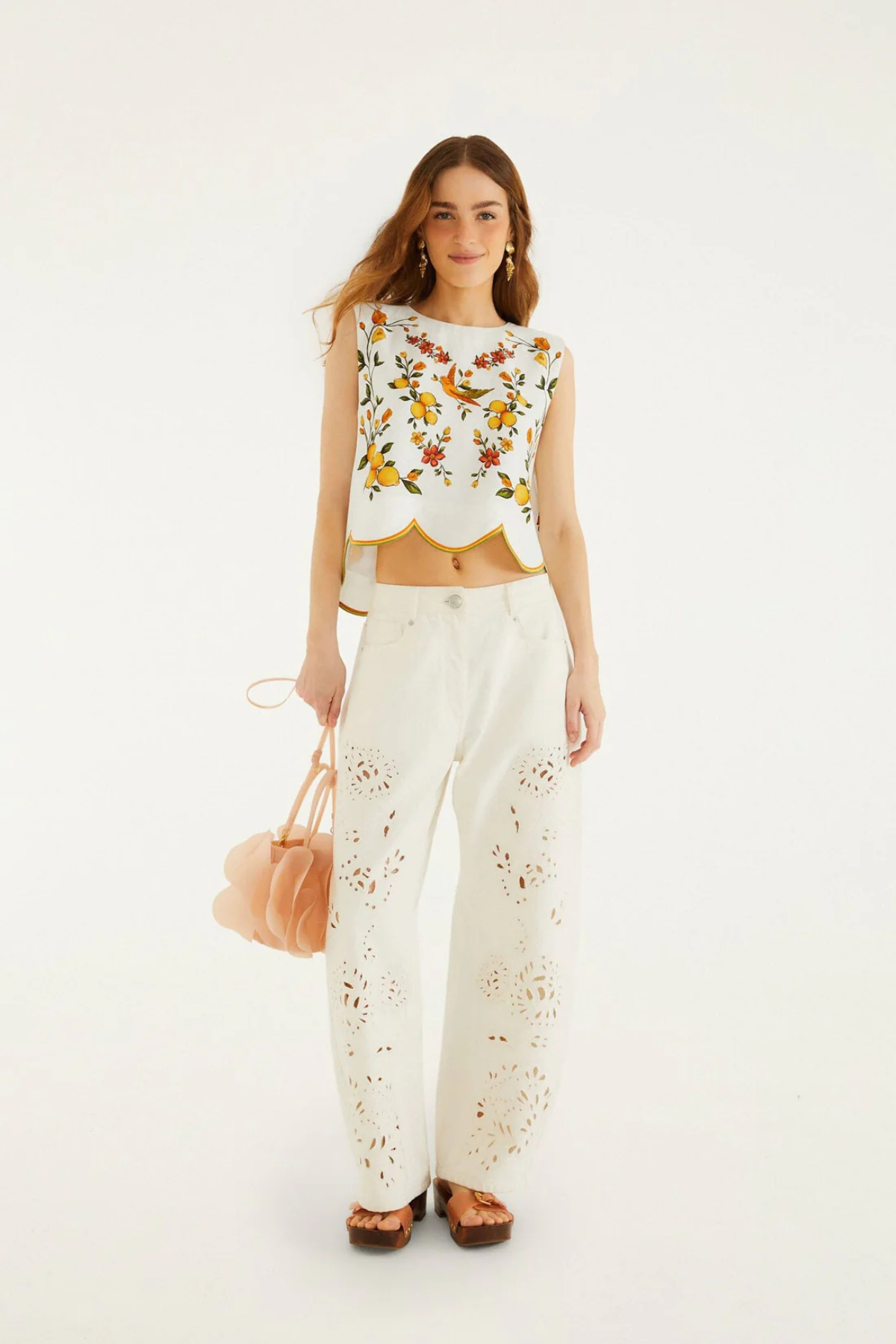 Farm Rio | Lemon Bouquet Blouse
