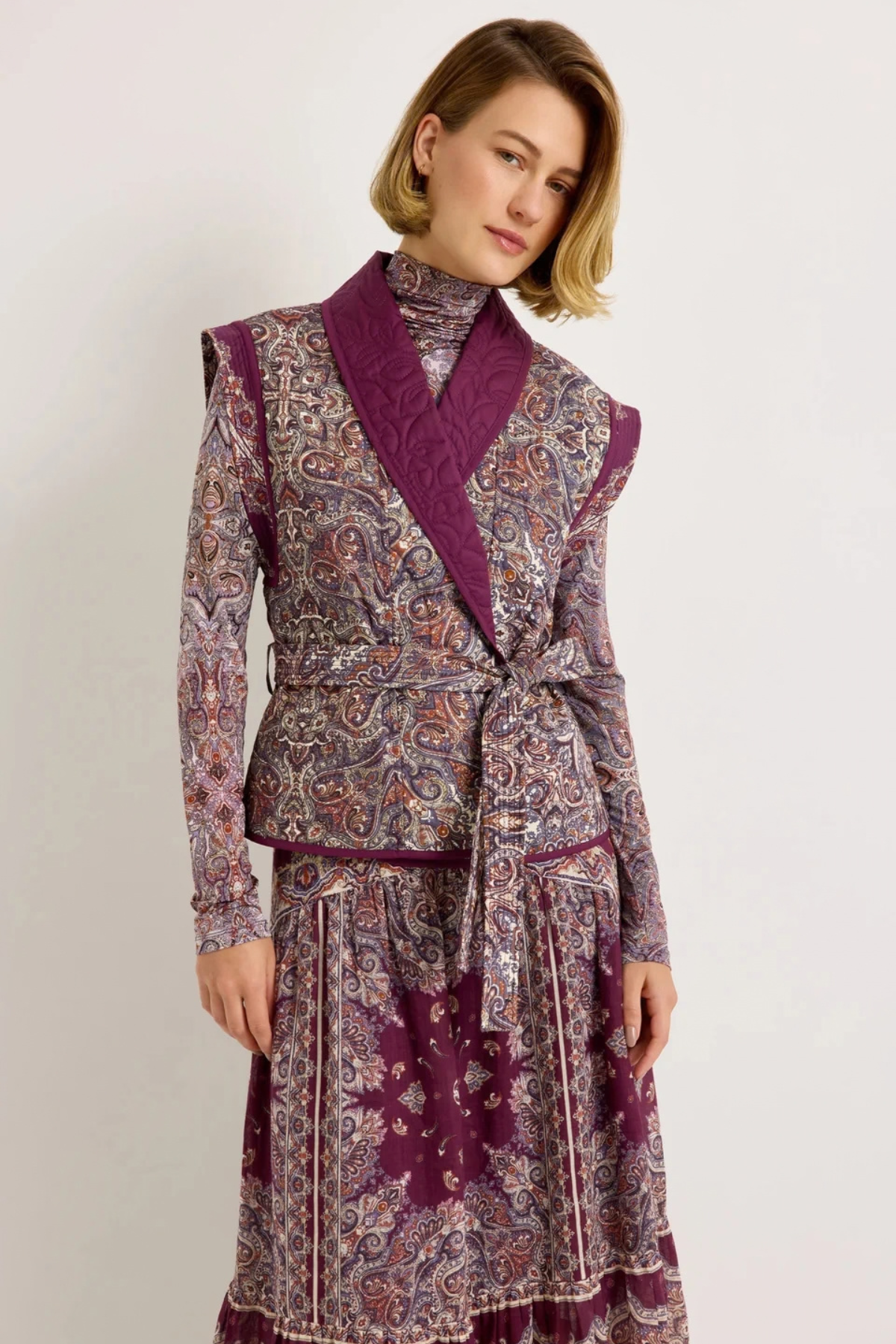 Marie Oliver | Bowie Vest Wisteria