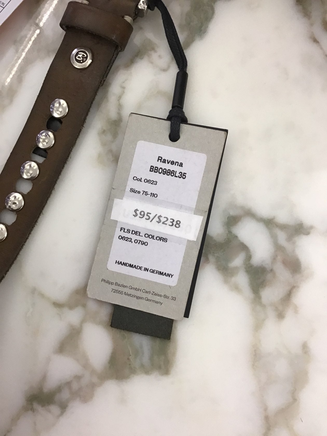 Ravena Belt-Dark Taupe