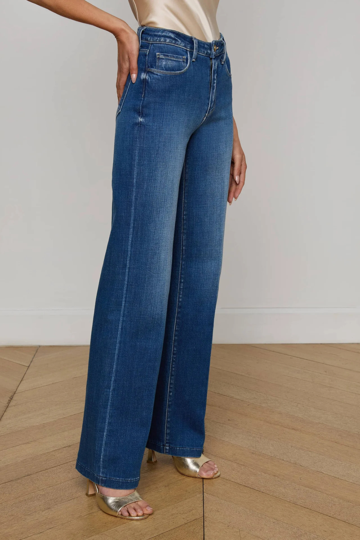 L'AGENCE | CLAYTON HR WIDE LEG- KAPLAN