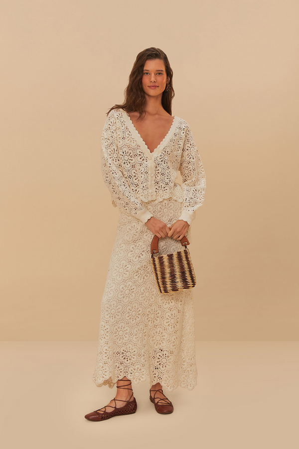 FARM RIO | CROCHET SKIRT